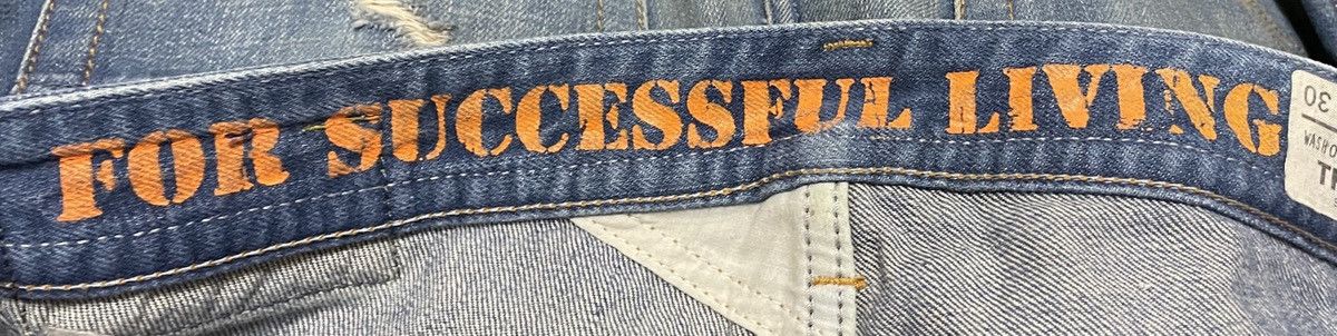 Diesel × Vintage Very Rare Design Vintage Brand Diesel Distressed Jeans 1990s Size US 29 - 9 Thumbnail