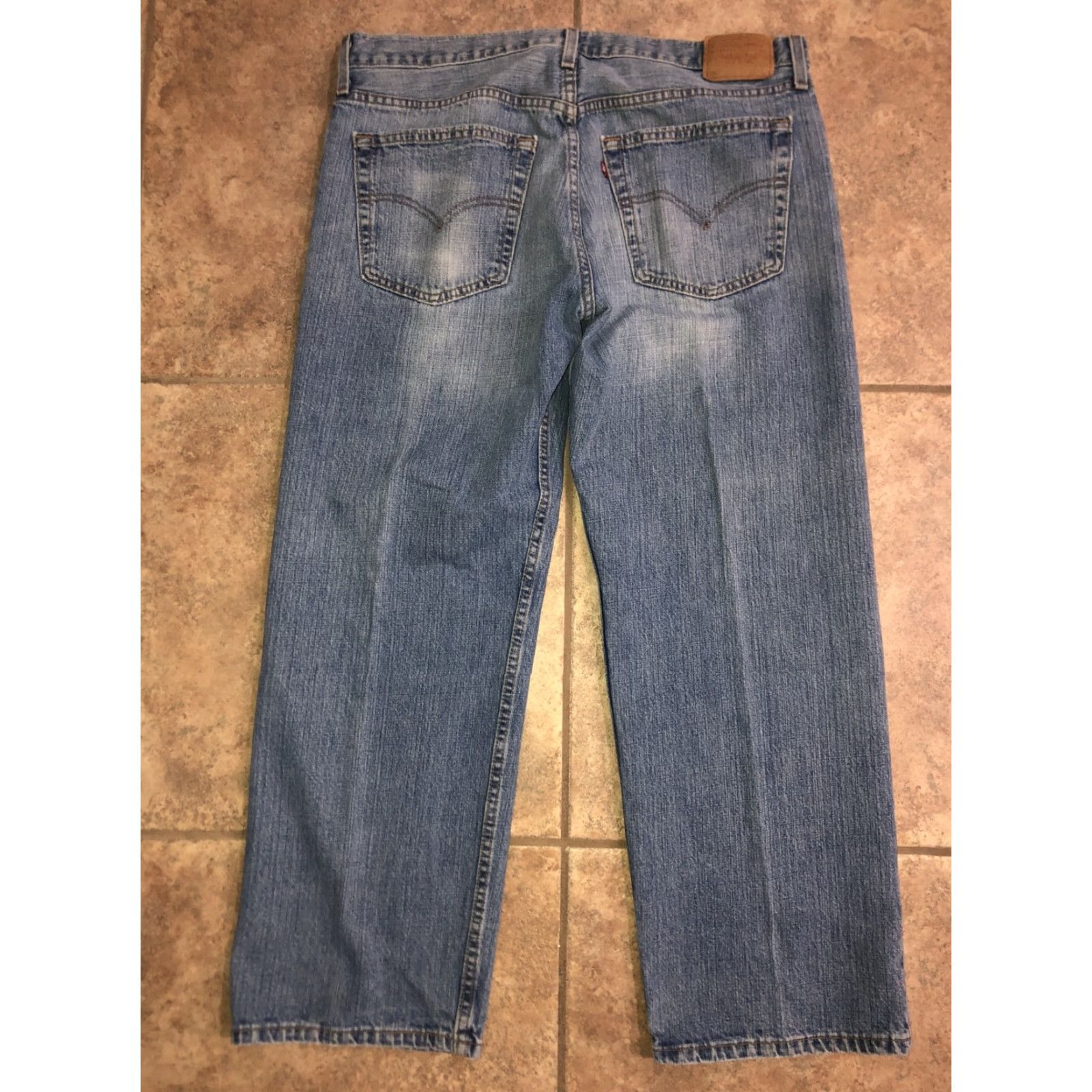 Levi's VINTAGE Levi's Jeans Straight Men 38x30 Blue Low Rise USA 1980s Mens Size 38 Regular Size US 38 / EU 54 - 4 Thumbnail