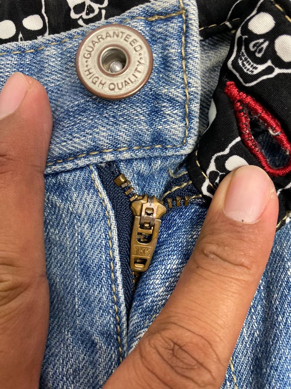 Japanese Brand japanese brand bondage style distressed denim Size US 32 / EU 48 - 9 Thumbnail