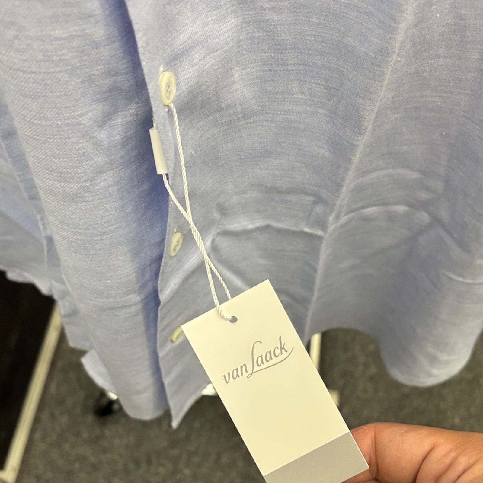 Other NWT Van Laack Royal Men's Classic Blue Dress Shirt Size M Size US M / EU 48-50 / 2 - 2 Thumbnail