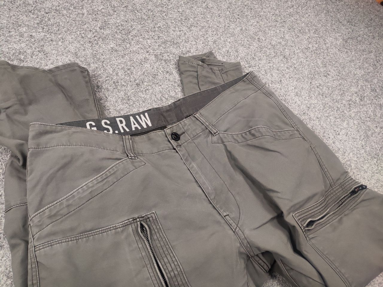 G-Star Vintage G Star Raw Powel 3D Multi pocket cargo Zip Pants Y2k Size US 36 / EU 52 - 12 Thumbnail