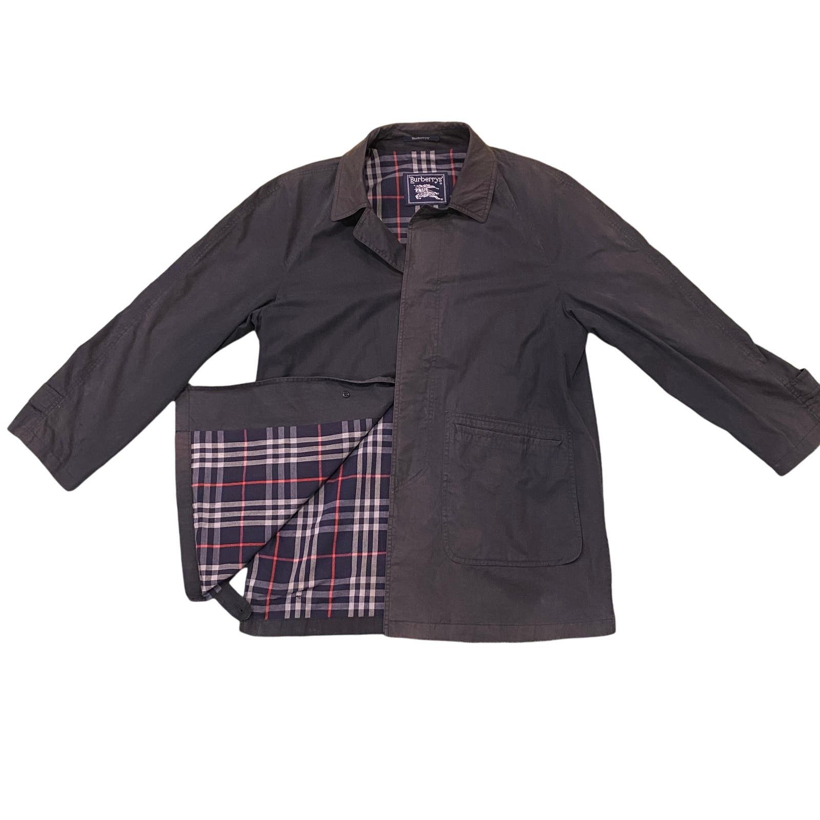 Burberry Vintage Burberrys Trench Coat Lined 80s Spain Men's 50 IT