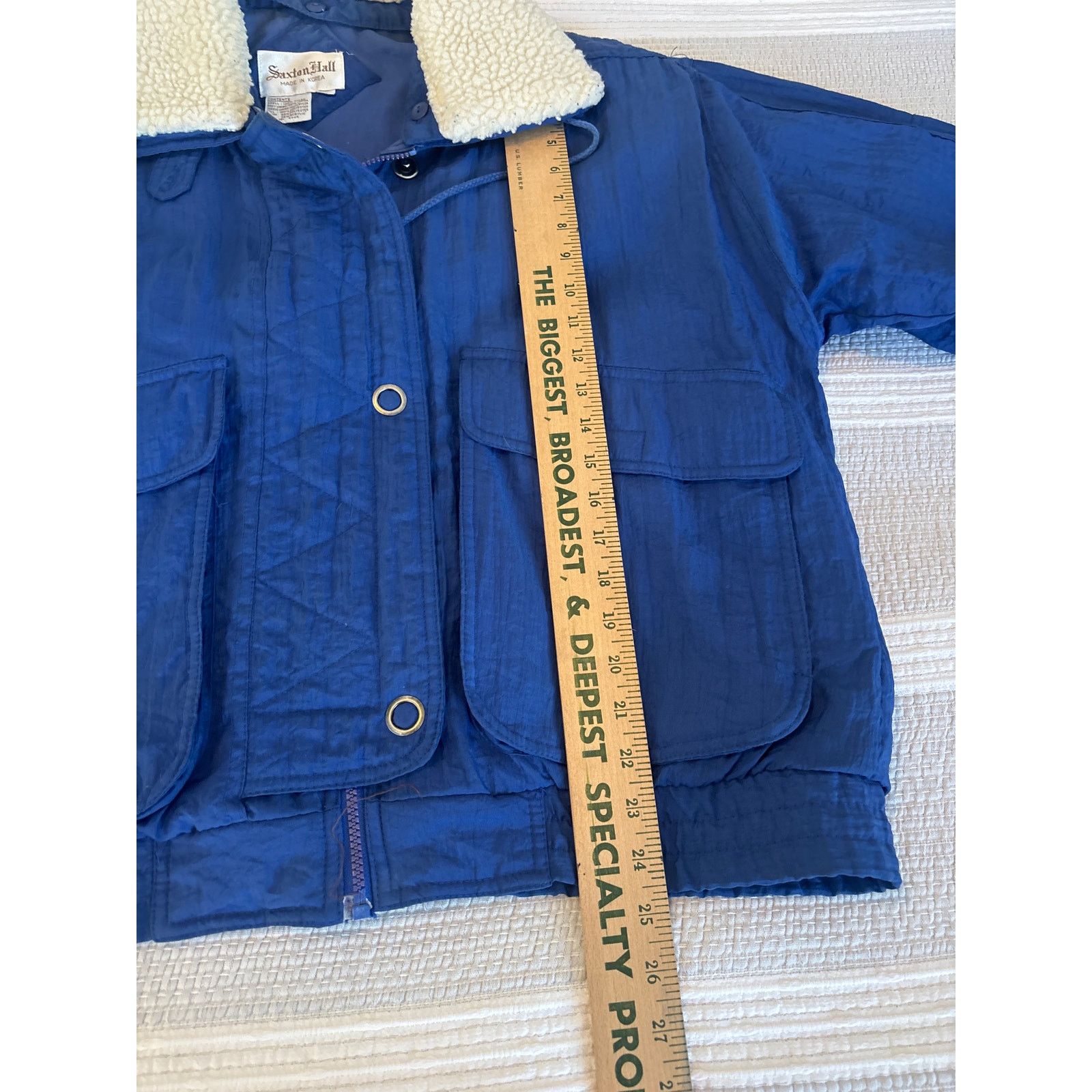 Vintage Cobalt Blue Jacket Size L / US 10 / IT 46 - 3 Thumbnail