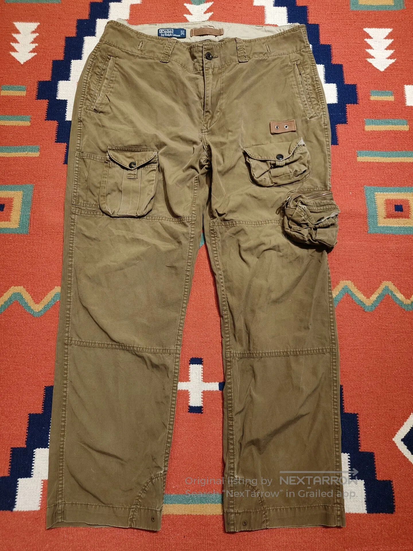 VINNY's Vintage Polo Ralph Lauren Cargo Pants. Size US 38 / EU 54 - 1 Thumbnail