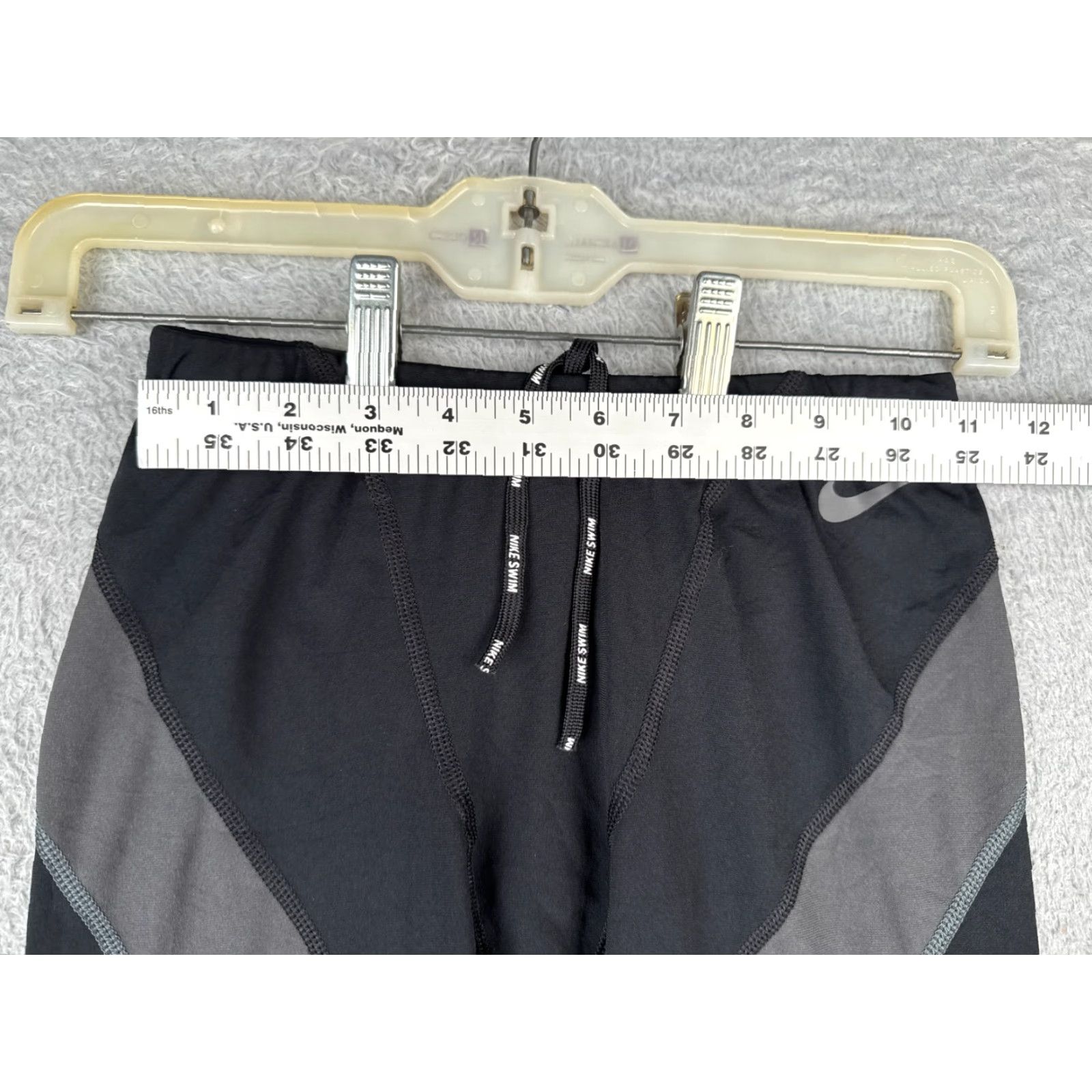 Nike Nike ShortsBottom Adult 30 Black Gray Jammer Polyester Spandex Compression Size US 30 / EU 46 - 6 Thumbnail