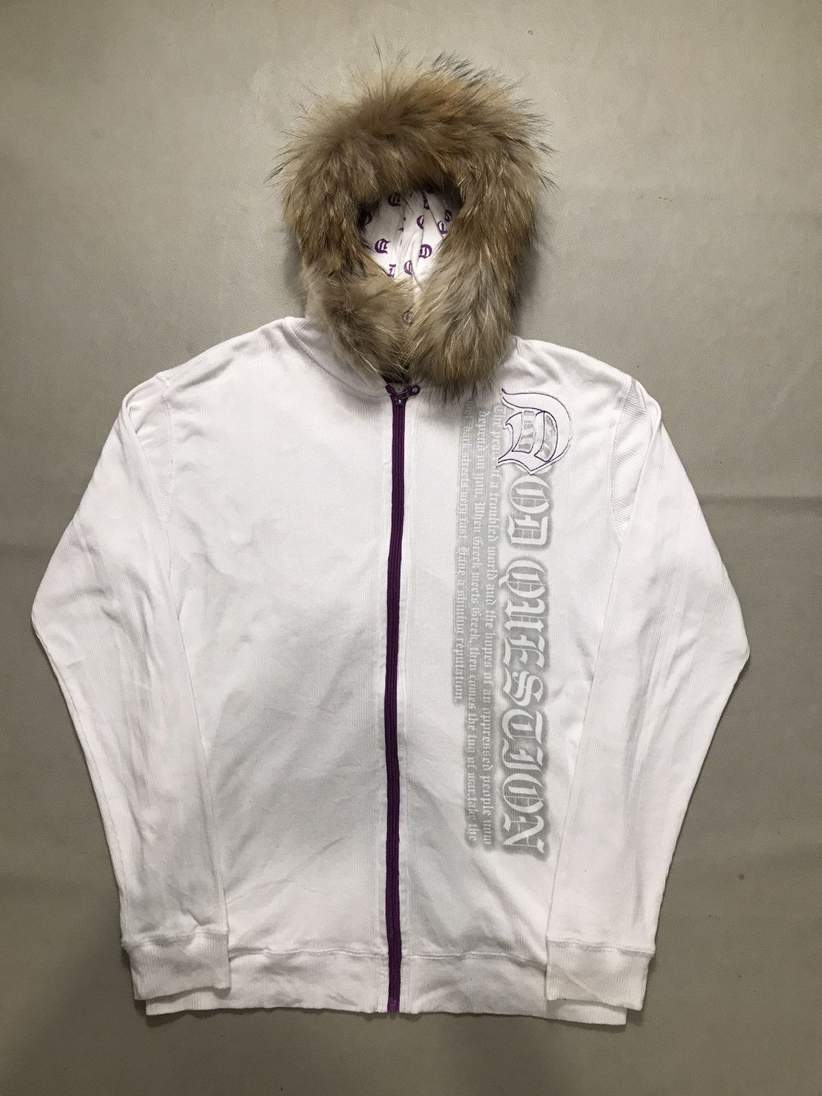 If Six Was Nine Drill Poem Fur Hoodie Gothic ifsix lgb kmrii style Size US XL / EU 56 / 4 - 1 Thumbnail