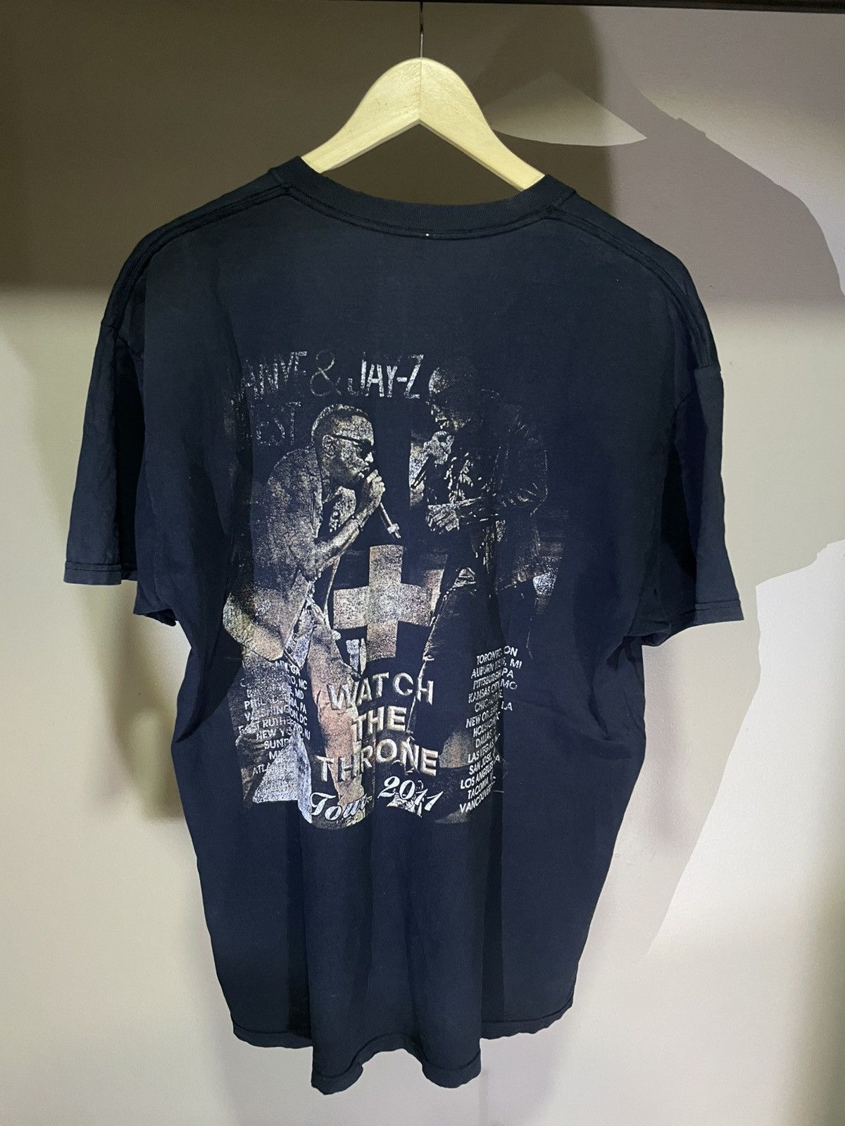 Jay-Z × Kanye West × Vintage Kanye & Jay Z Tour Vintage Tee Size US XL / EU 56 / 4 - 4 Thumbnail