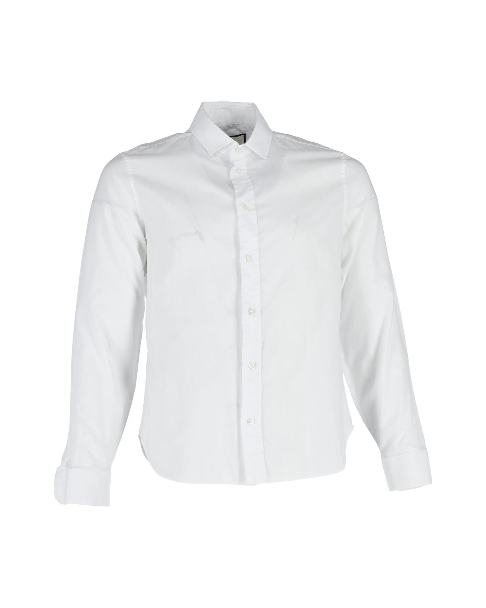 image of Classic White Button-Up Shirt In Polyester By Gucci, Men's (Size Small)