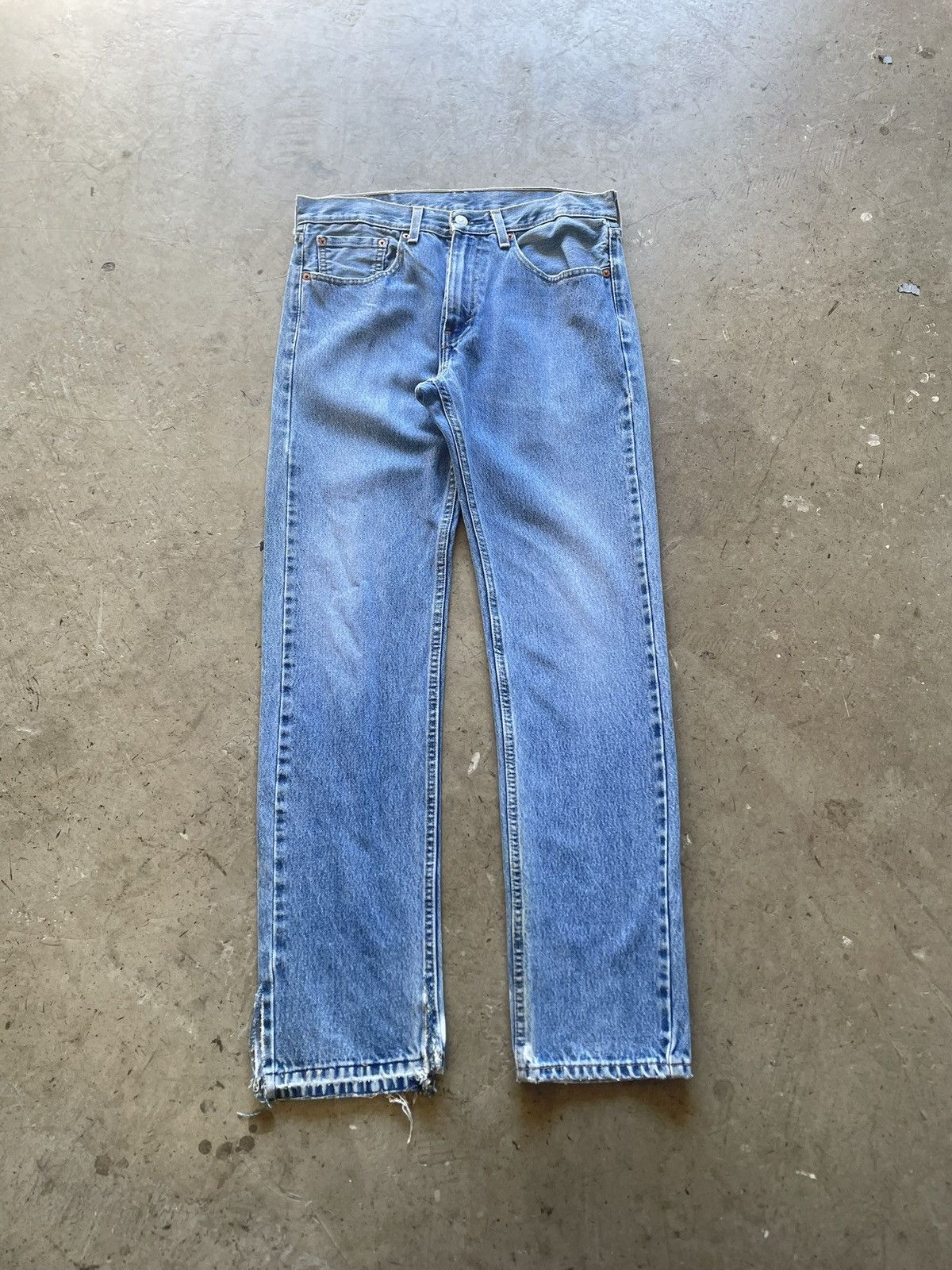 Levi's Vintage Levi 505 Distressed Denim Size US 33 - 1 Thumbnail