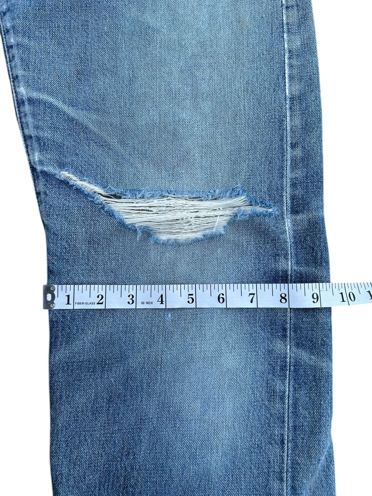 Kapital Vintage Levis Big E Selvedge Distressed Denim Jeans Size US 30 / EU 46 - 23 Thumbnail