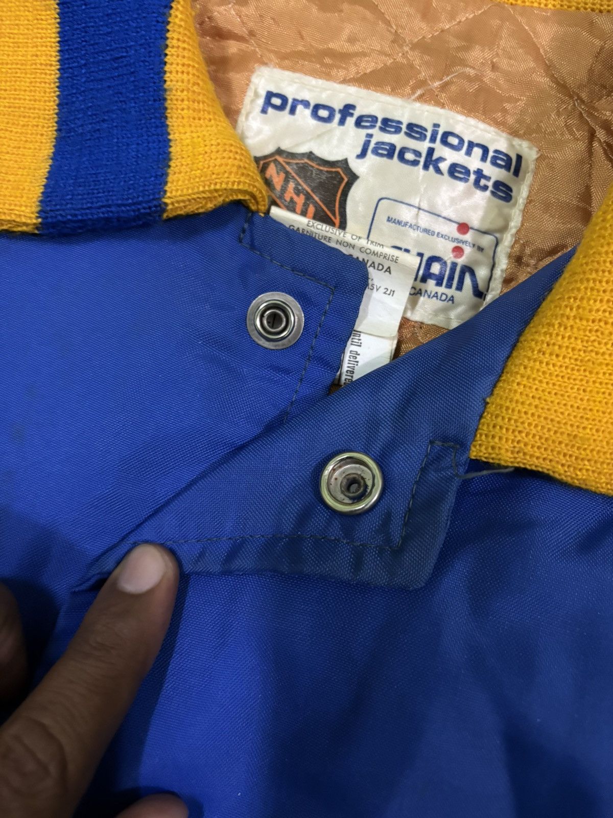NHL × Wrangler NHL Wranglers Tokyo Nylon Jacket Size US L / EU 52-54 / 3 - 13 Thumbnail