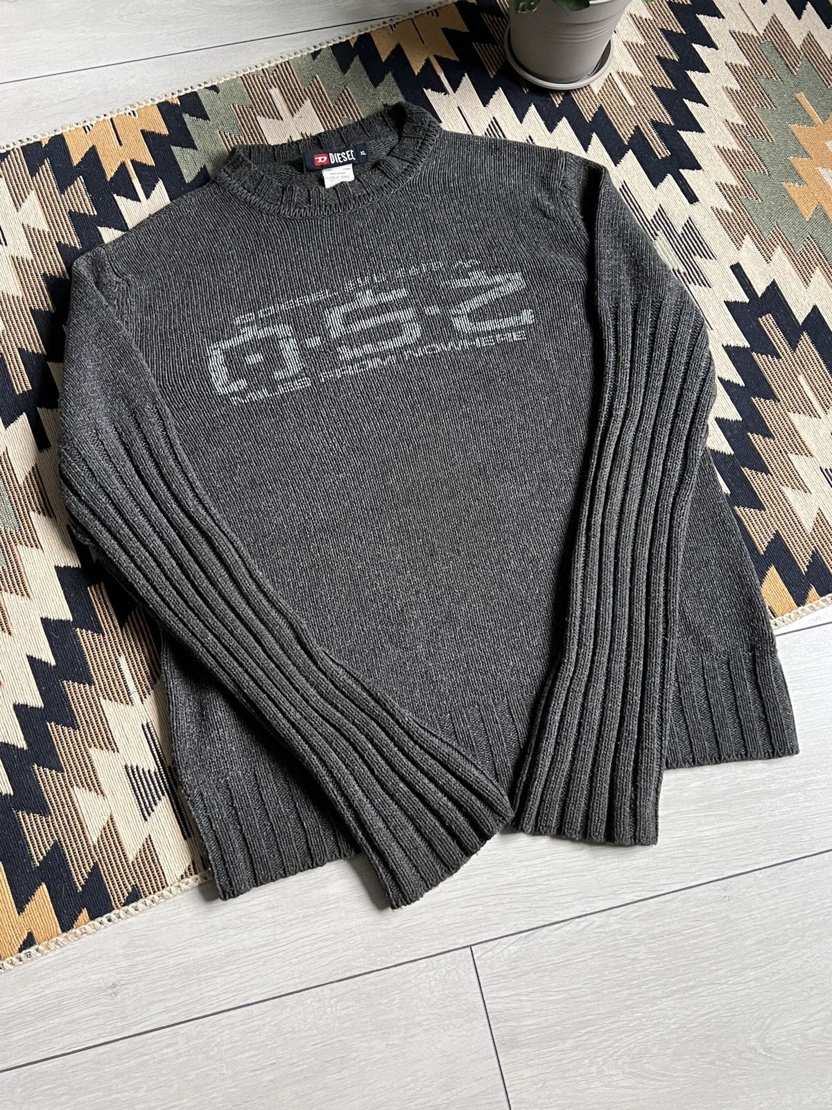 Diesel Vintage Diesel Y2K Avand Garde Knit Sweater Size US XL / EU 56 / 4 - 7 Thumbnail