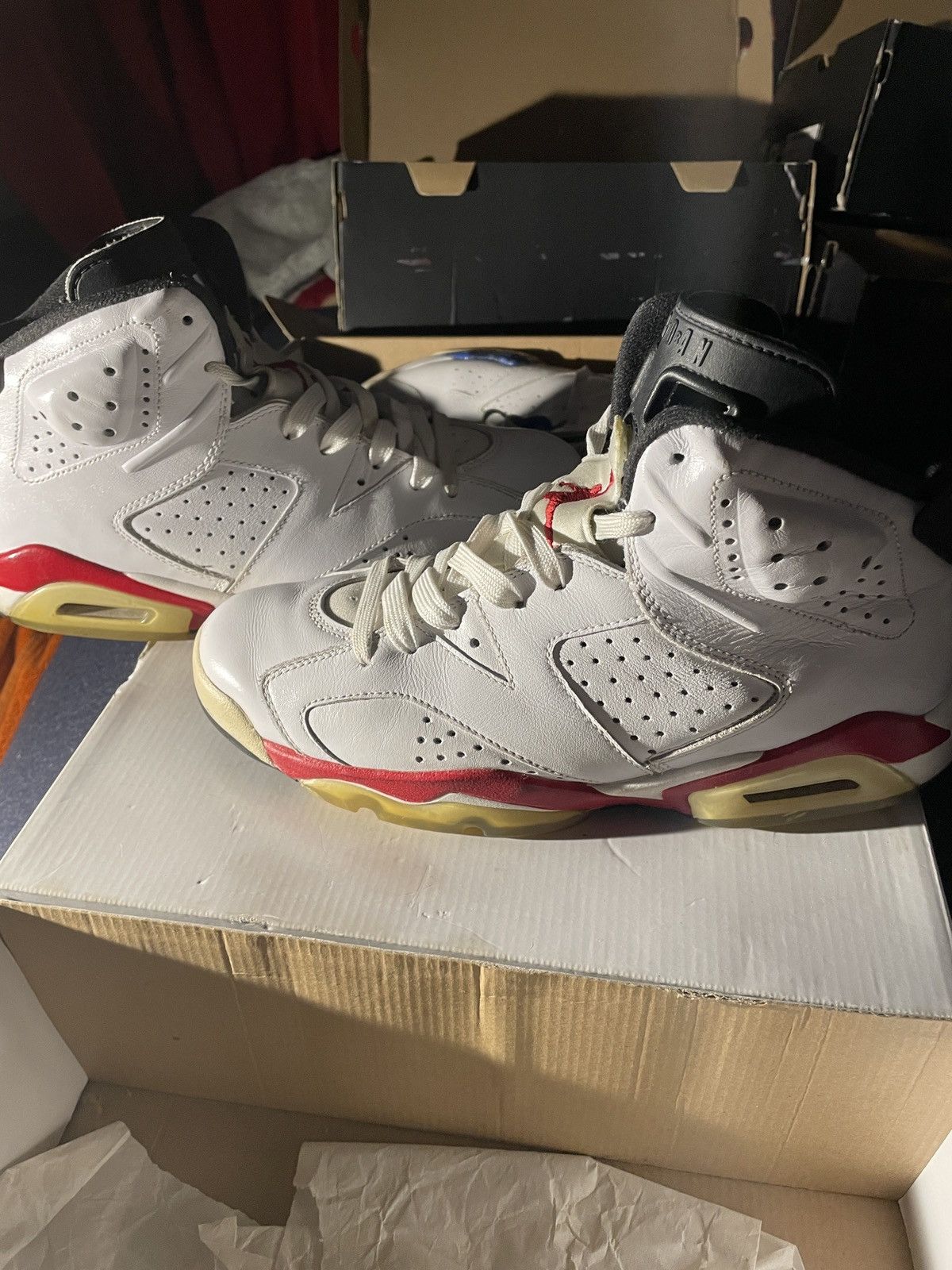 Jordan Brand × Nike jordan 6 retro varsity reds Size US 8.5 / EU 41-42 - 4 Thumbnail