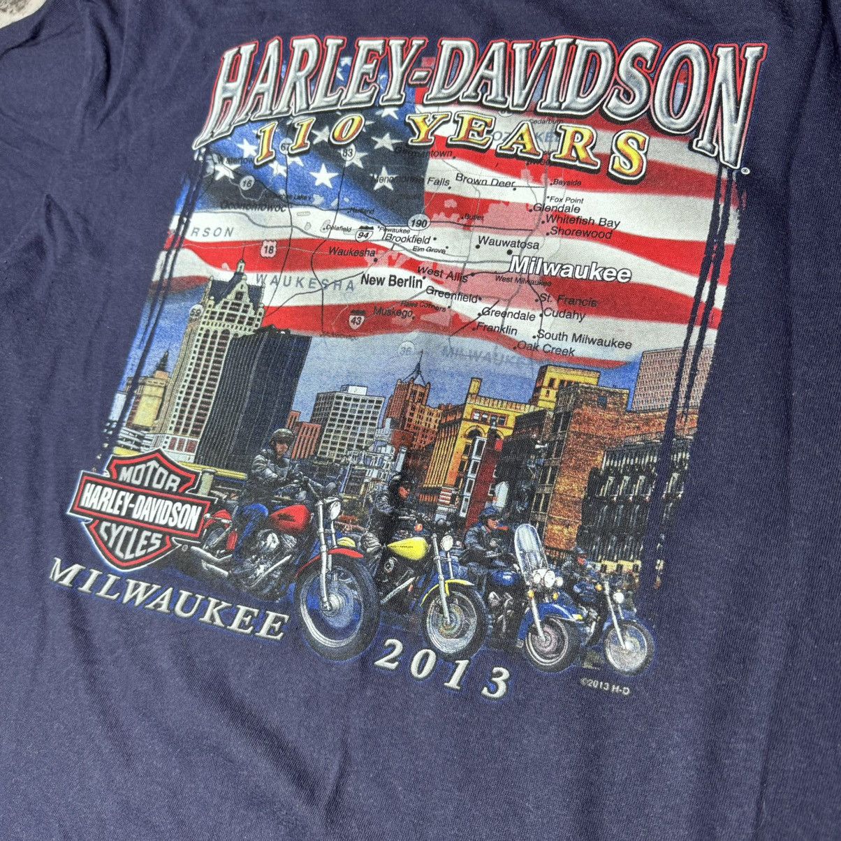 Harley Davidson × Vintage Vintage Harley Davidson New Berlin T-Shirt XL Size US XL / EU 56 / 4 - 9 Thumbnail