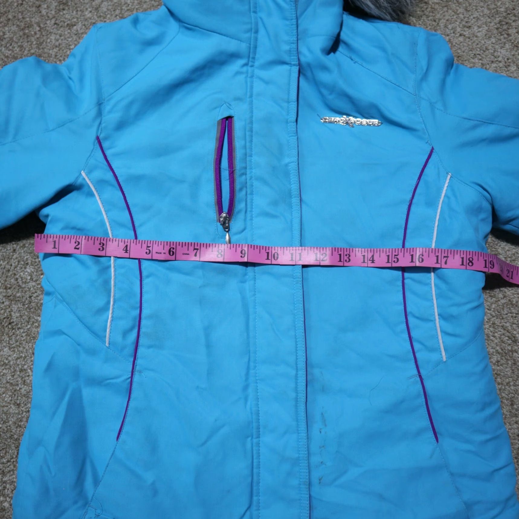 ZeroXposur ZeroXposur Jacket Women Aqua Blue Polyester Winter Hooded Full Zip Size L Size L / US 10 / IT 46 - 7 Thumbnail