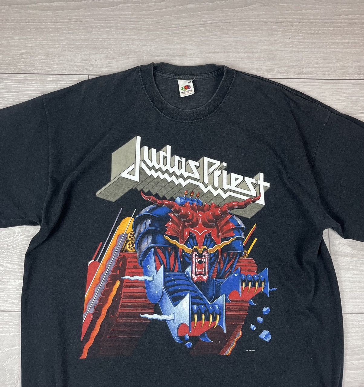 Band Tees Judas Priest 2004 Band Tee Vintage Black T Shirt Size US XL / EU 56 / 4 - 5 Thumbnail