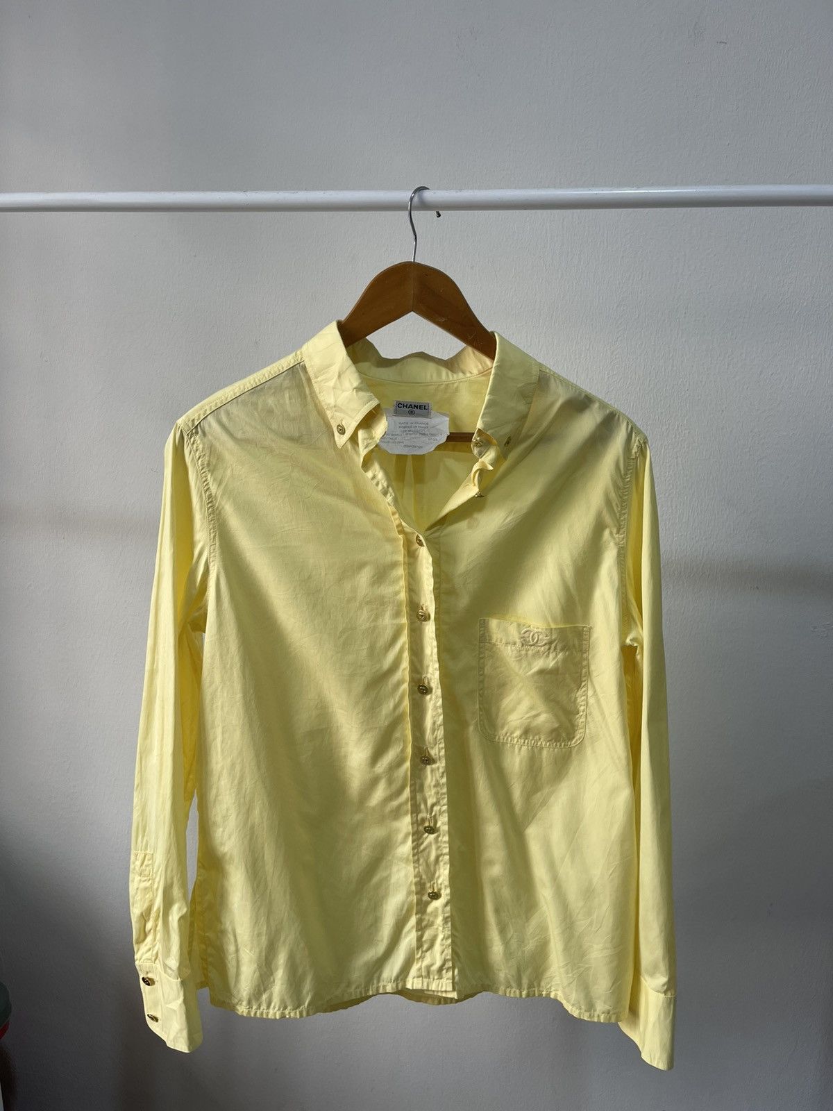 Chanel Vintage Chanel CC Logo Button Up A2 Size US M / EU 48-50 / 2 - 2 Thumbnail