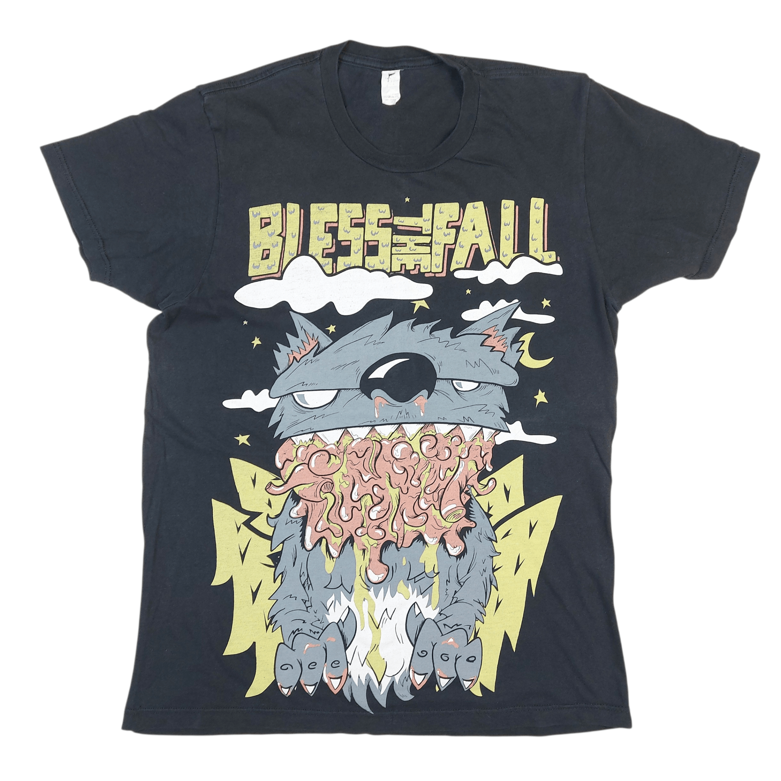 Band Tees Vintage Y2K Blessthefall Band Feral Cat MySpace Era TEE Size US M / EU 48-50 / 2 - 1 Thumbnail