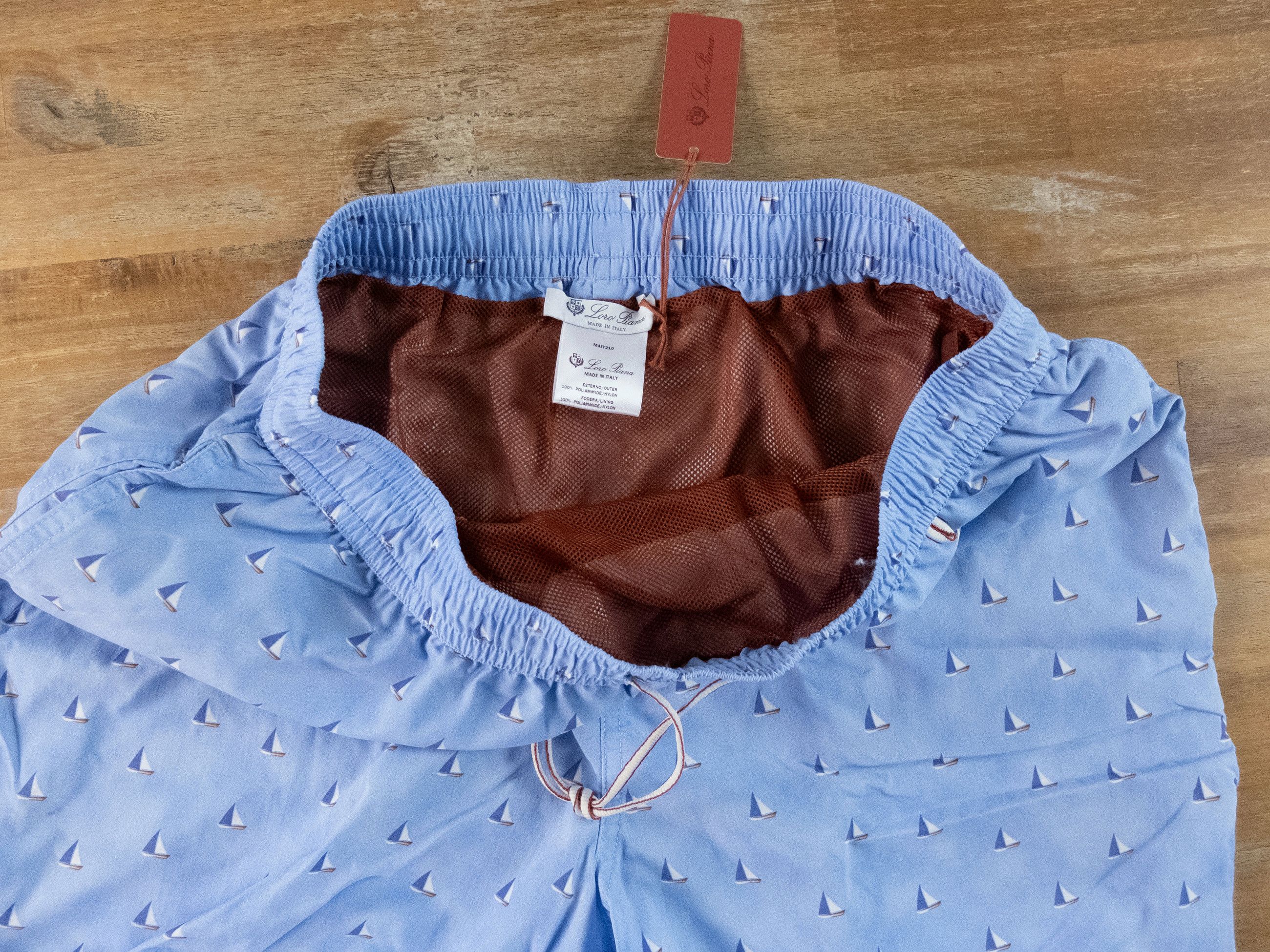 Loro Piana LORO PIANA blue Bay Toys sail print swim shorts Medium Size US 32 / EU 48 - 3 Thumbnail