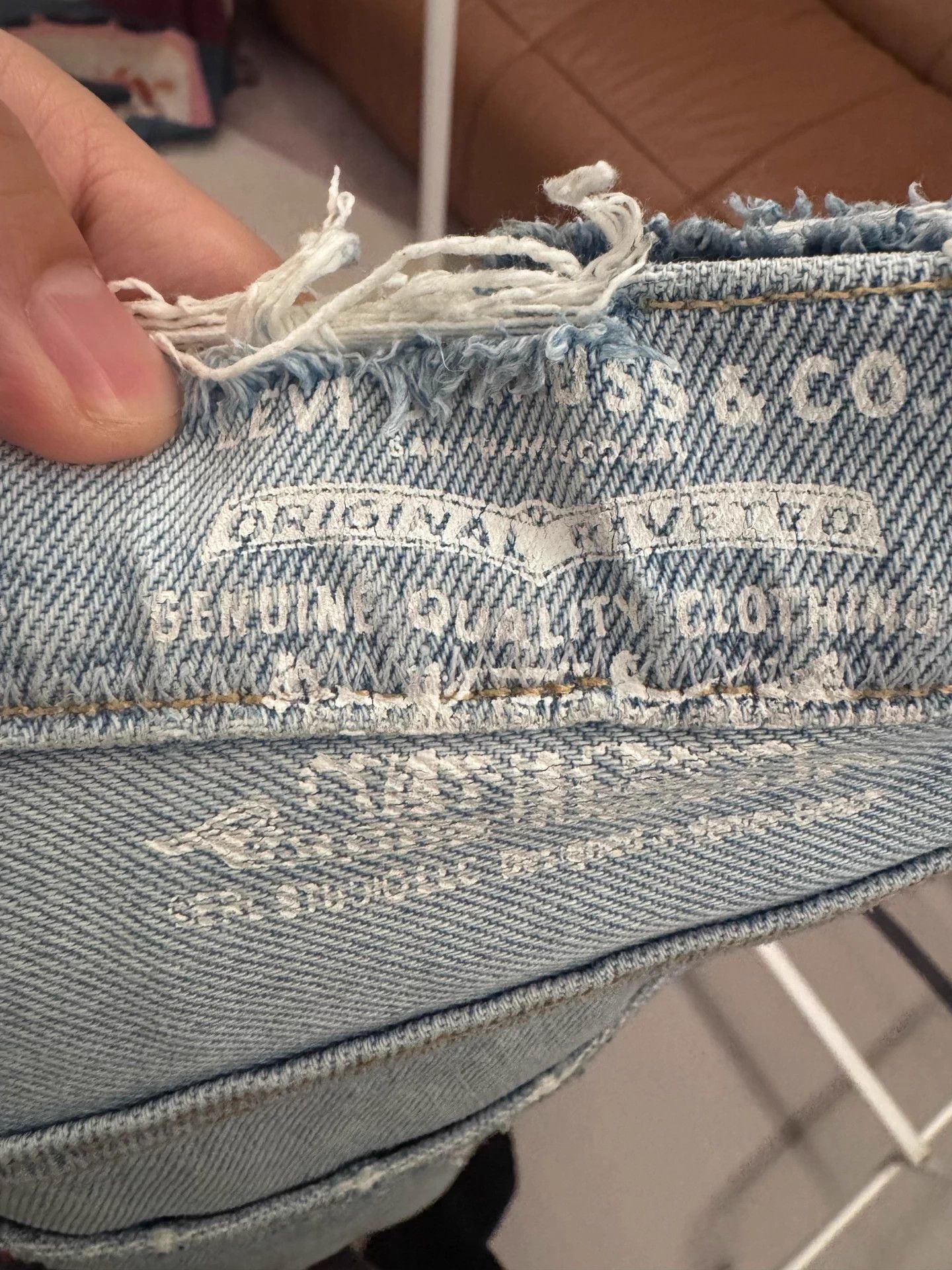 Levi's Levi's Collab Blue Jeans 32 110L Worn 1x DC Size US 32 / EU 48 - 6 Thumbnail