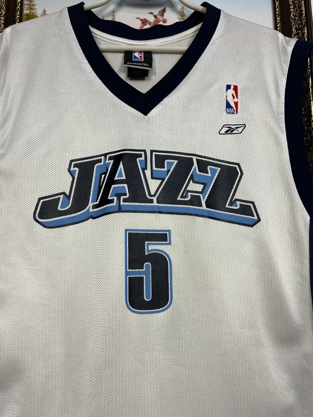 Reebok Vintage Reebok Utah Jazz Carlos Boozer NBA Jersey Rare Shirt Size US M / EU 48-50 / 2 - 3 Thumbnail