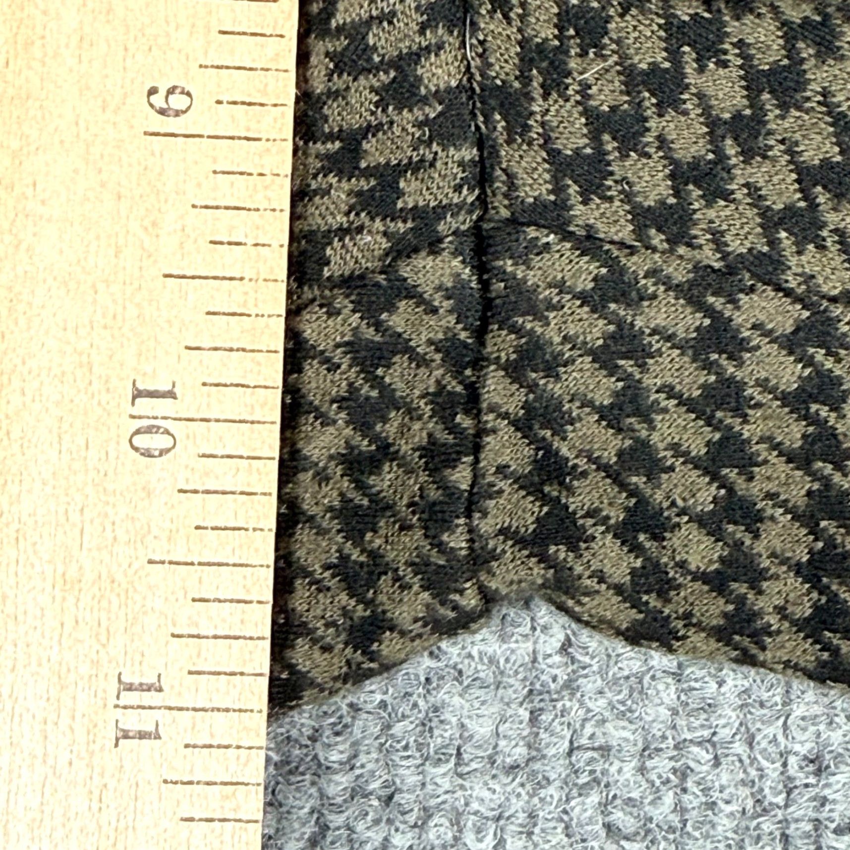 Vintage Tahari Houndstooth Green Black Stretch Workwear Pants Small 29x30 Office Preppy Womens Dress Pants Size 28" / US 6 / IT 42 - 7 Thumbnail
