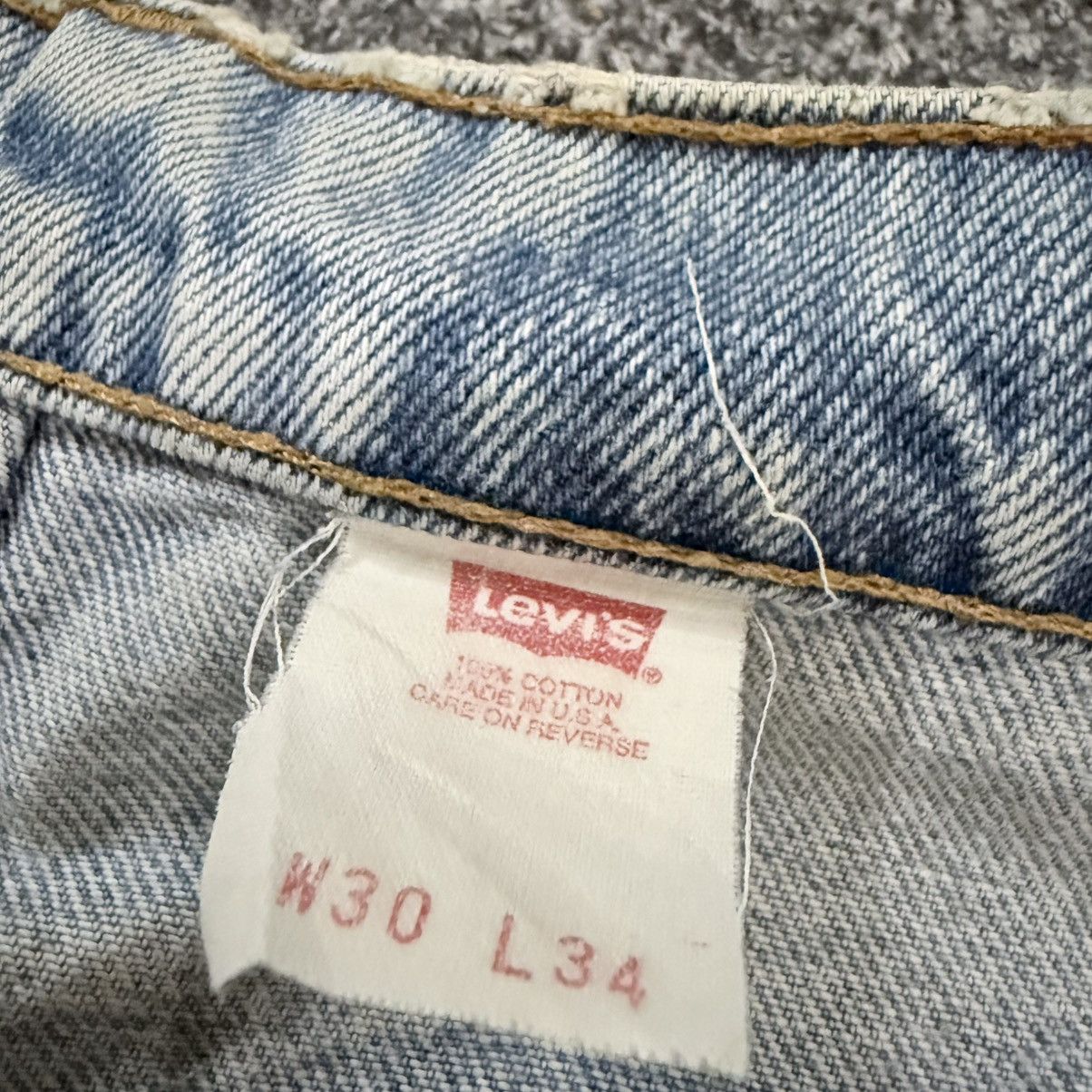 Levi's Vintage Clothing Insane Destroyed ‼️ Flared 1997 Levis 517 Bootcut Washed Size US 30 / EU 46 - 16 Thumbnail