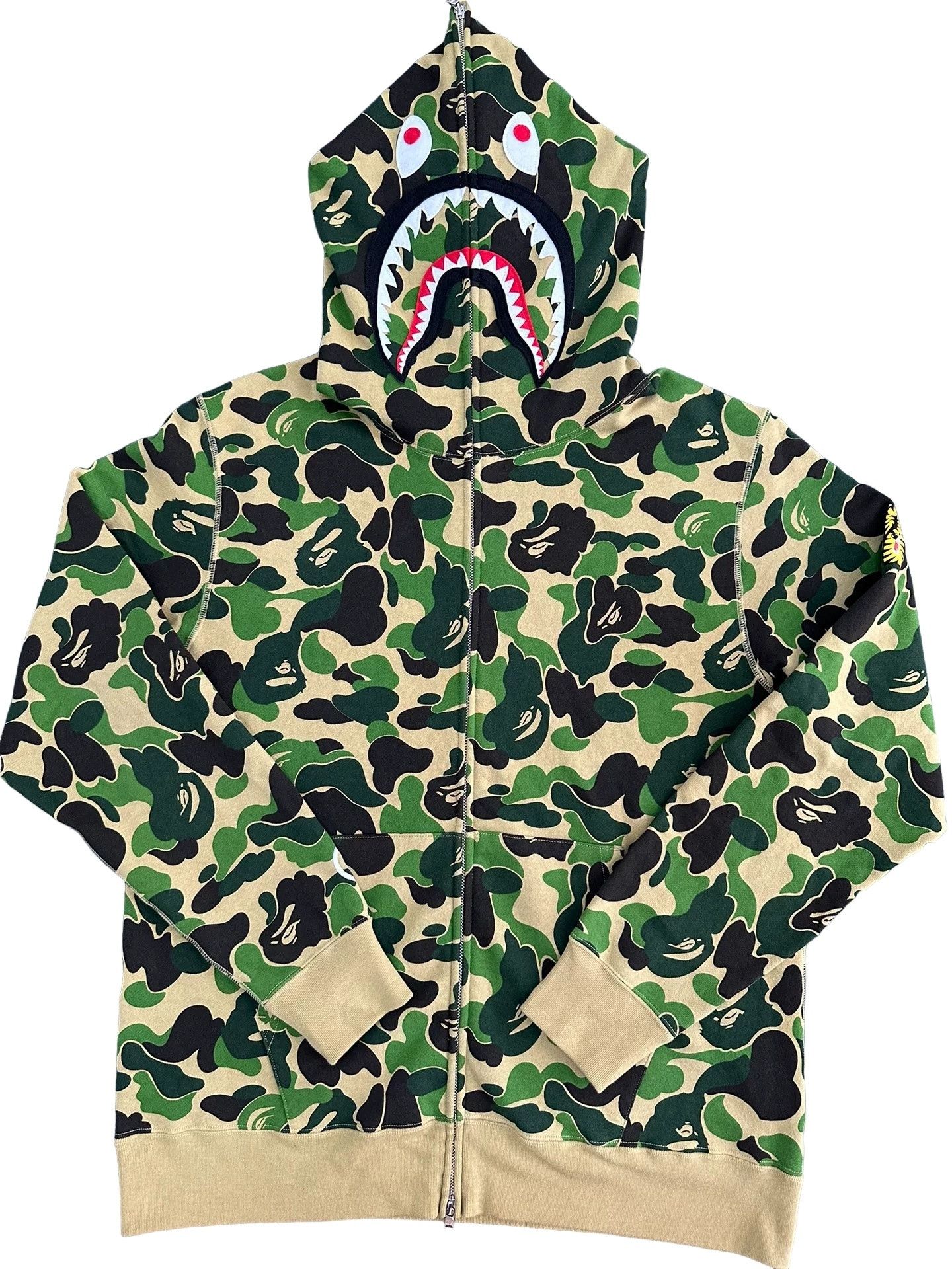 Bape A Bathing Ape ABC Camo Shark Hoodie XXL Size US XXL / EU 58 / 5 - 1 Thumbnail