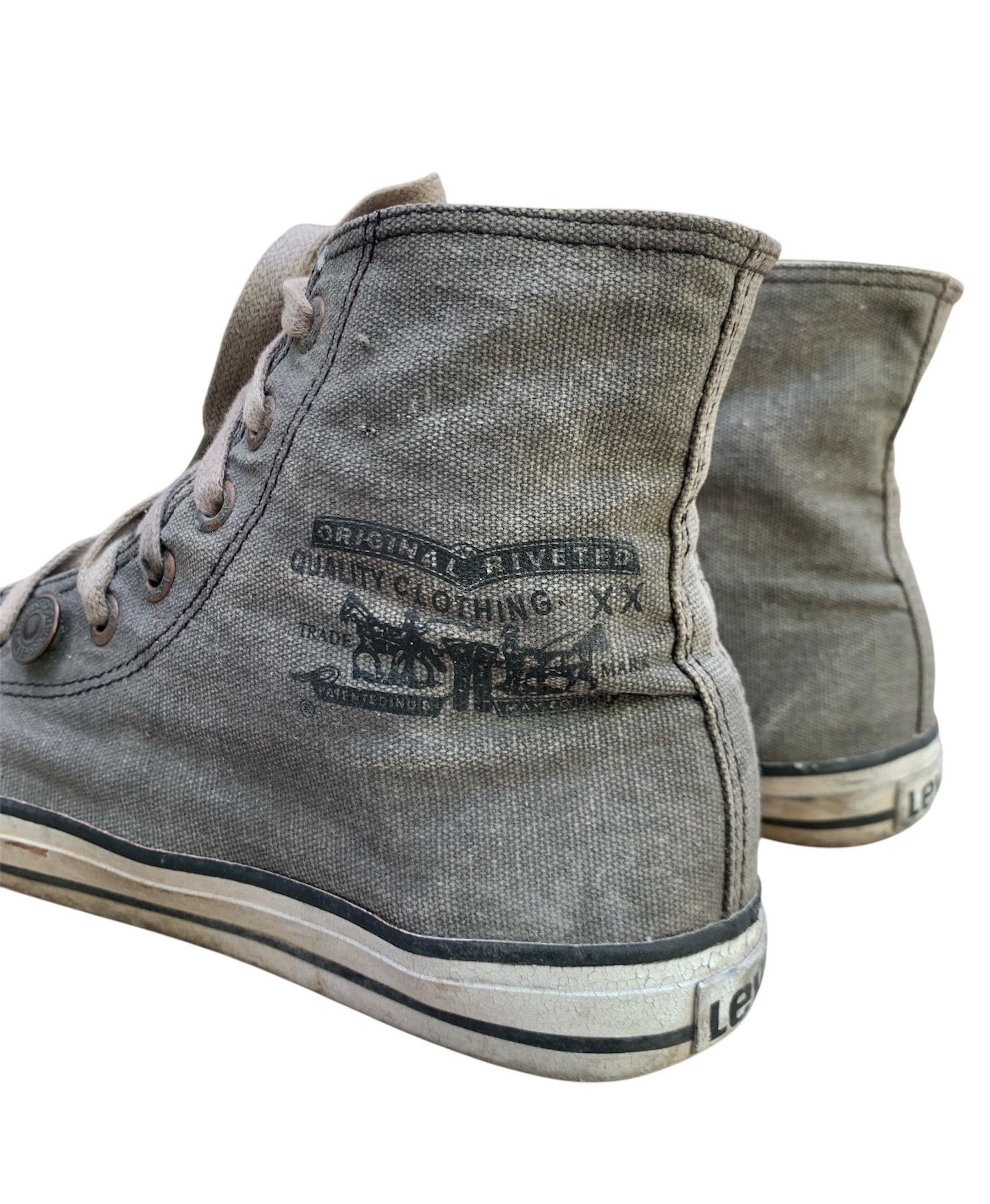 Levi's × Vintage Vintage Levi's Strauss Grey Top Trainers Size US 9 / EU 42 - 3 Thumbnail