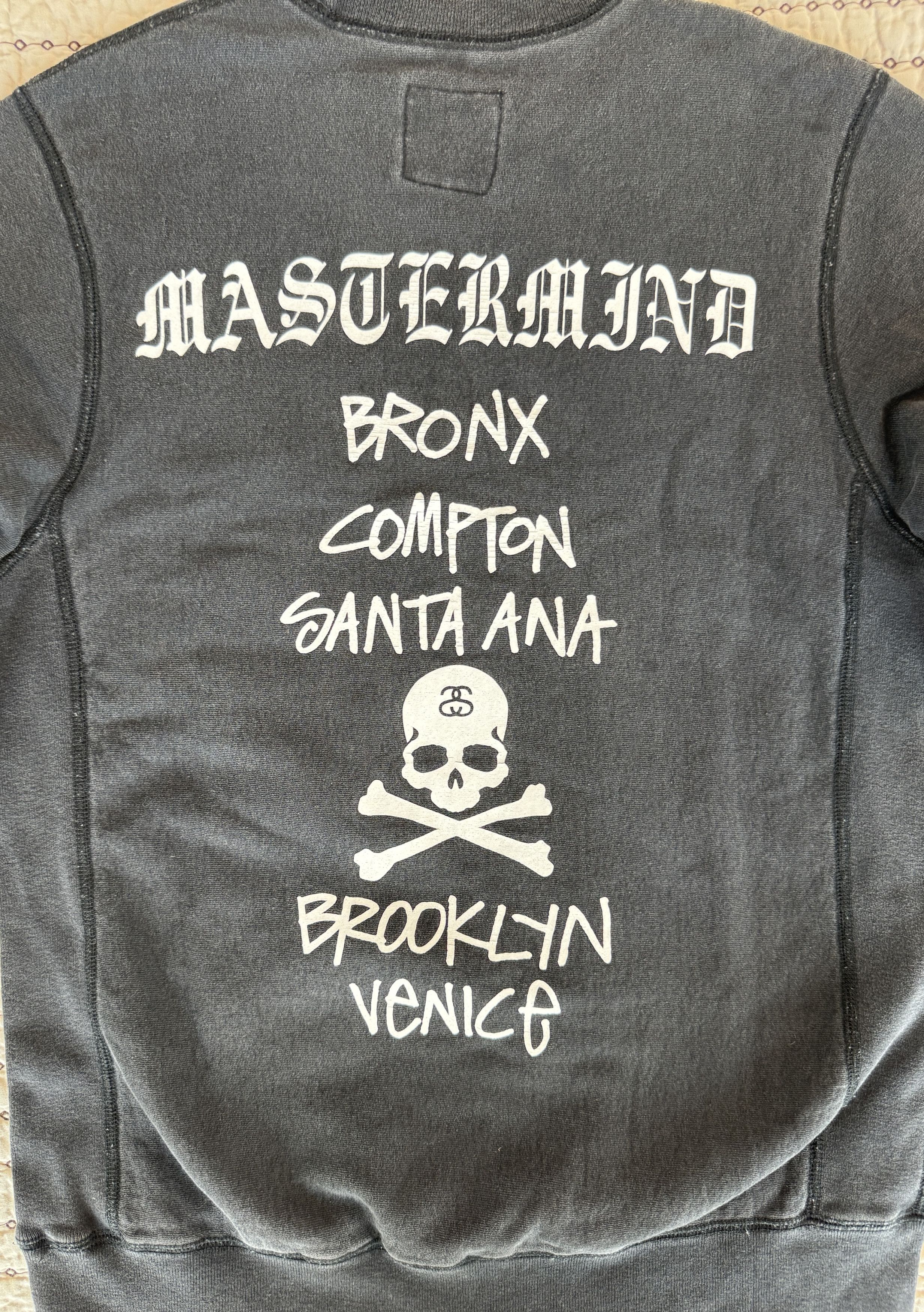 Mastermind Japan × Stussy STUSSY X MASTERMIND JAPAN CREWNECK SWEATSHIRT BLACK SMALL Size US S / EU 44-46 / 1 - 7 Thumbnail
