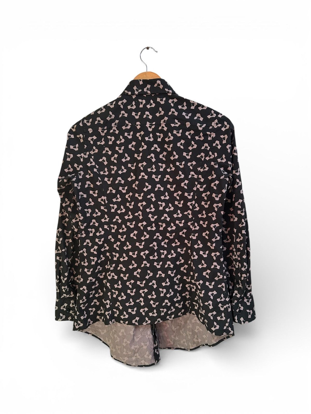 Lad Musician Archive FW2007 Geometric Print Button Up Shirt Size US S / EU 44-46 / 1 - 5 Thumbnail