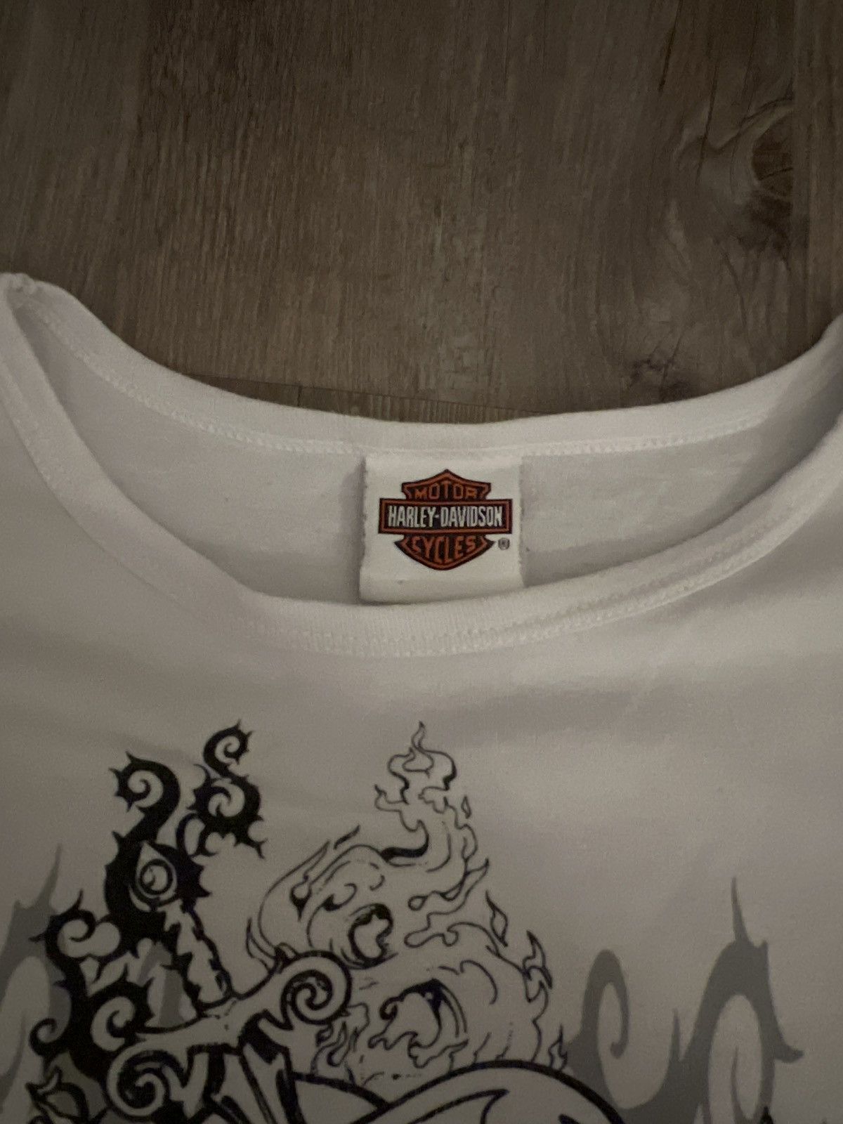 Harley Davidson × Vintage Vintage Y2K Layered Harley Davidson Longsleeve Size US M / EU 48-50 / 2 - 4 Thumbnail