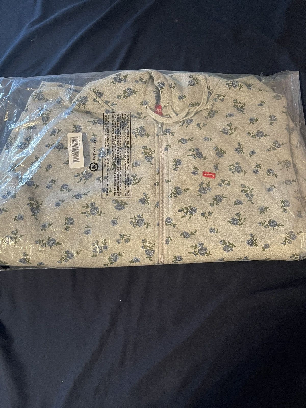 Supreme Supreme Small Box Zip Up Hooded Sweatshirt (FW23) Flowers