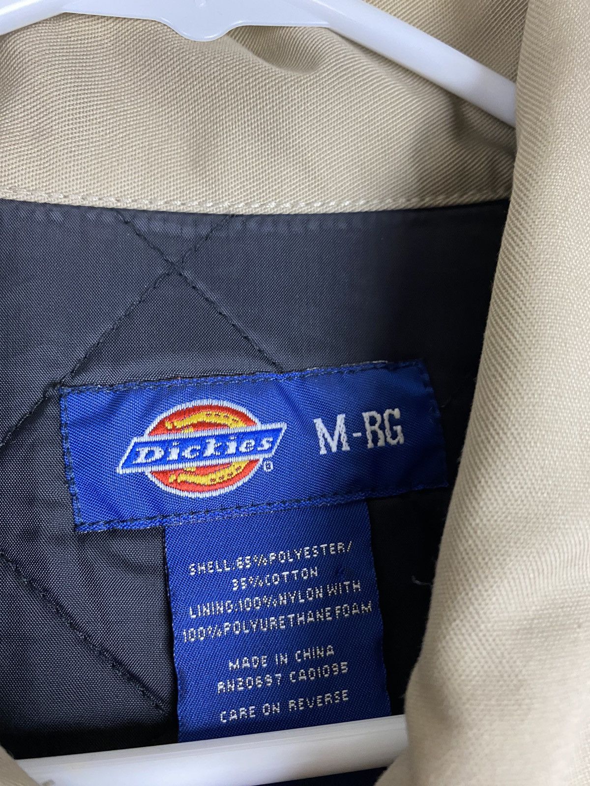 Dickies × Vintage Cream Dickies Zip Up Work Jacket Size US M / EU 48-50 / 2 - 4 Thumbnail
