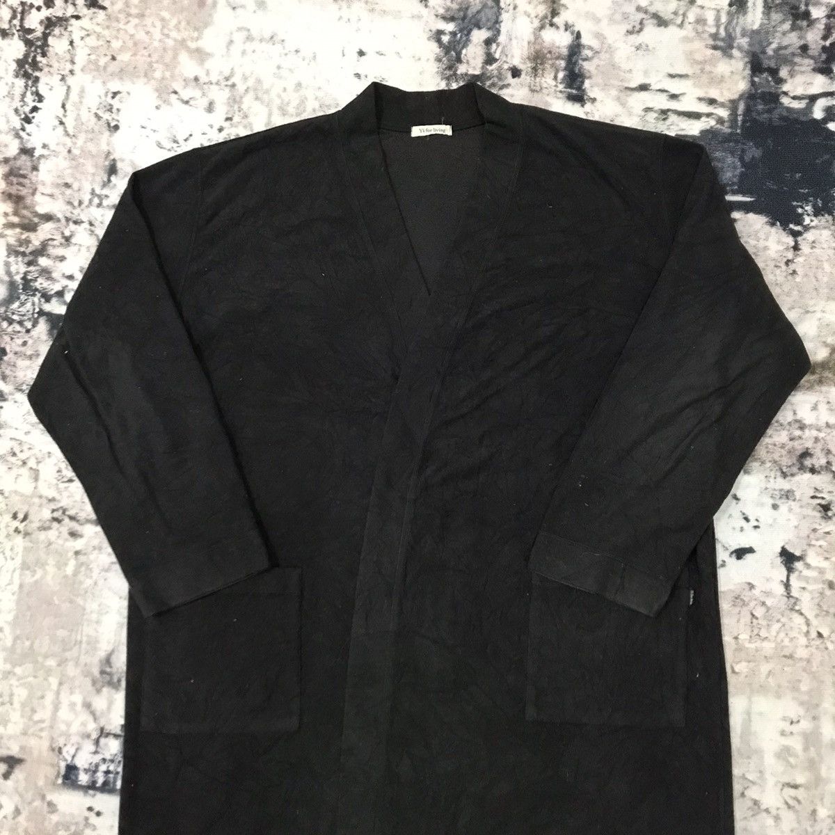 Vintage × Y's × Yohji Yamamoto Vintage Y’S For Living Yohji Yamamoto Long Bathrobe fleece Size US XL / EU 56 / 4 - 2 Thumbnail