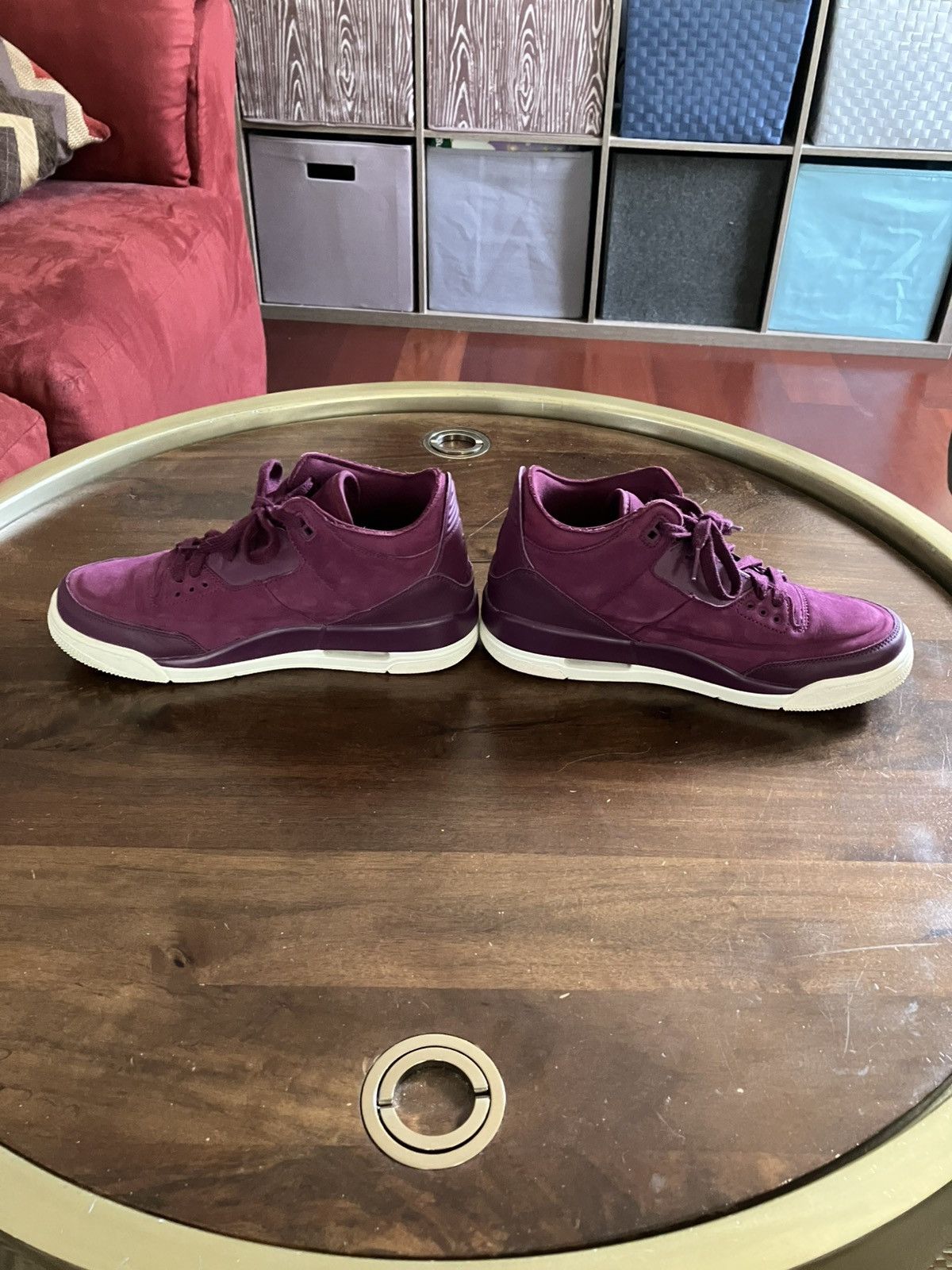 Jordan Brand Nike Womens Air Jordan Retro 3 AH7859-600 Bordeaux Women’s 9 Size US 9 / IT 39 - 3 Thumbnail