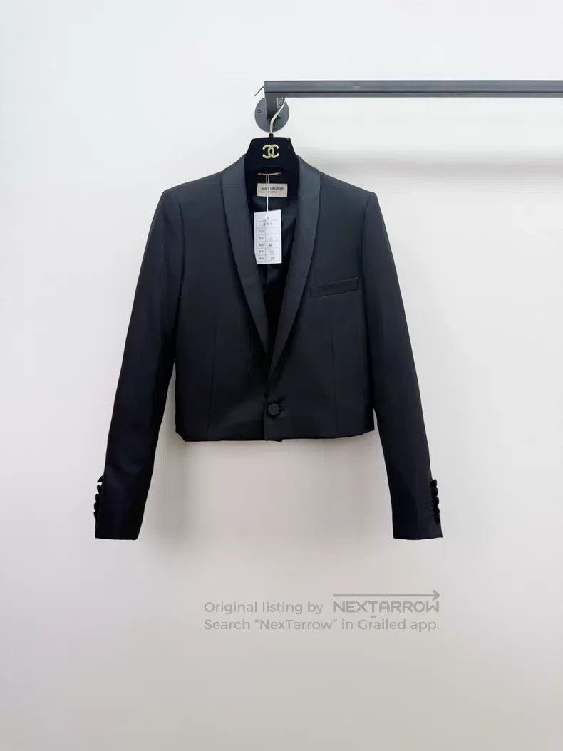 Saint Laurent Paris Saint Laurent Paris Wool Suit Jacket i Size XS / US 0-2 / IT 36-38 - 1 Thumbnail