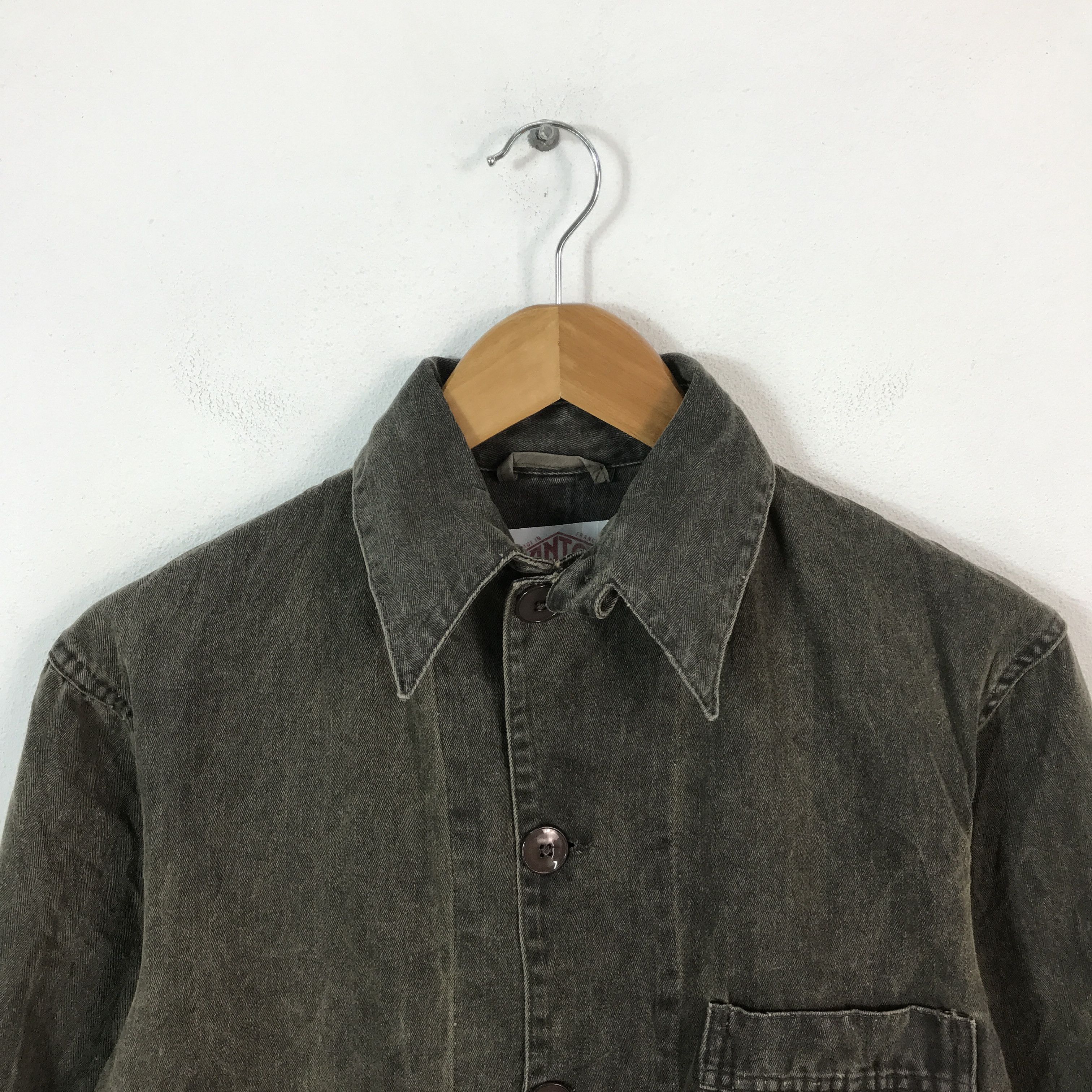 Danton Danton Button Up Jacket Design Black faded Size US M / EU 48-50 / 2 - 2 Thumbnail