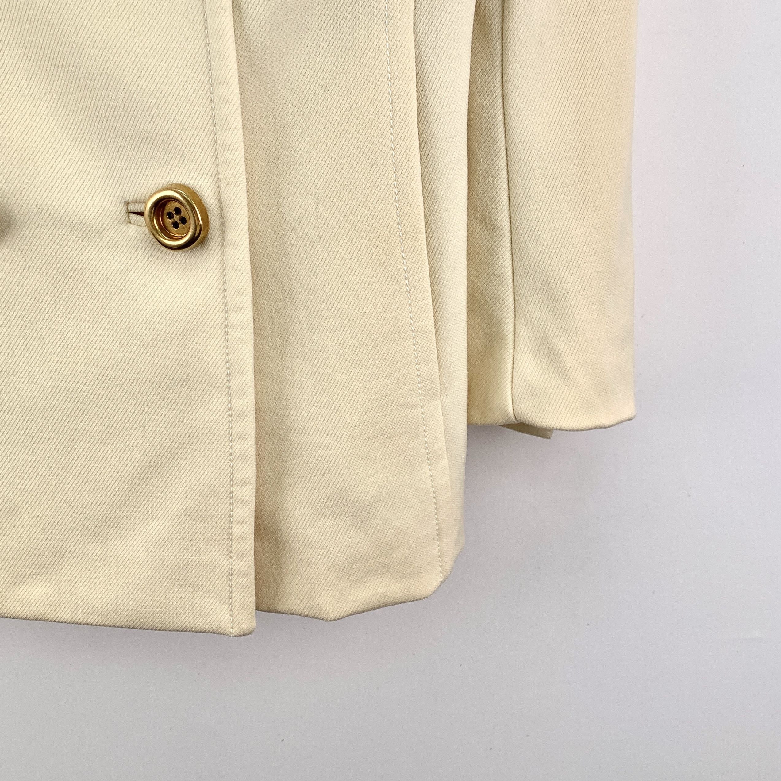 Prada Prada Wool Double-Breasted Coat (40) Size US XXS / EU 40 - 4 Thumbnail