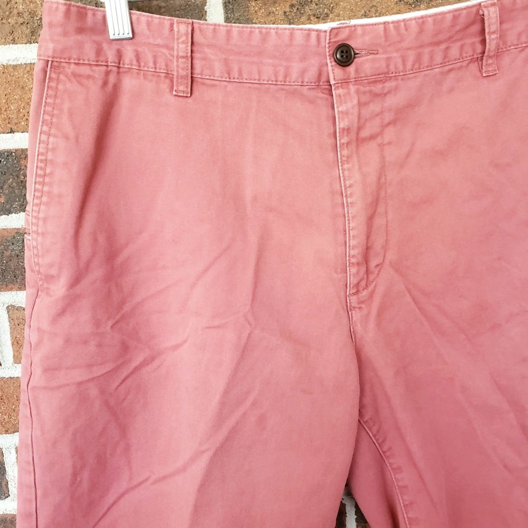 Dockers DOCKERS Shorts Mens Size 36 Red 100% Cotton 10" Inseam Flat Front Pockets Casual Size US 36 / EU 52 - 2 Thumbnail