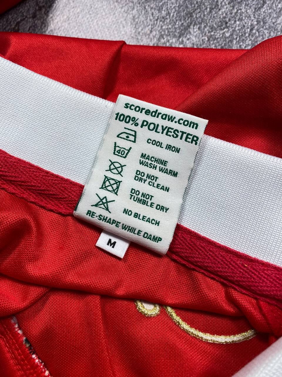 Other Retro M.U.F.C. Red Polo Collar Football Shirt (Size M) Size US M / EU 48-50 / 2 - 4 Thumbnail