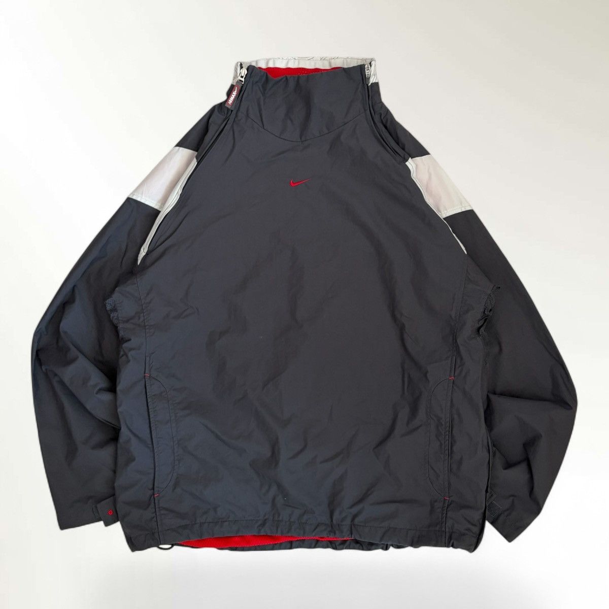 Nike 00s Nike Air Dual Zip Nylon Jacket Size US L / EU 52-54 / 3 - 1 Thumbnail