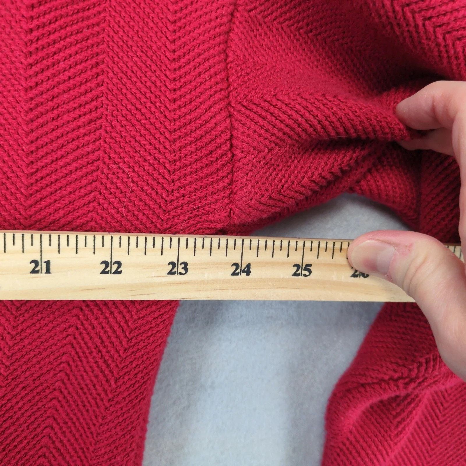Ralph Lauren Vtg Chaps Ralph Lauren Logo Crest Red Crewneck Sweater L Size US L / EU 52-54 / 3 - 6 Thumbnail