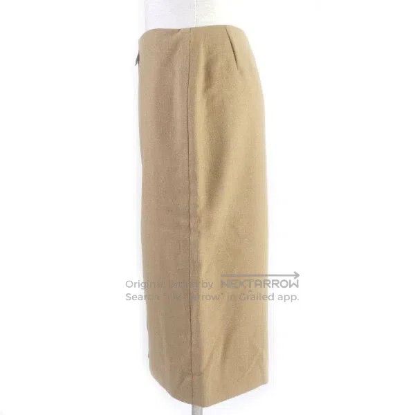 Hermes Hermes Camel hair zippered skirt Size 42" / US 20 - 2 Thumbnail