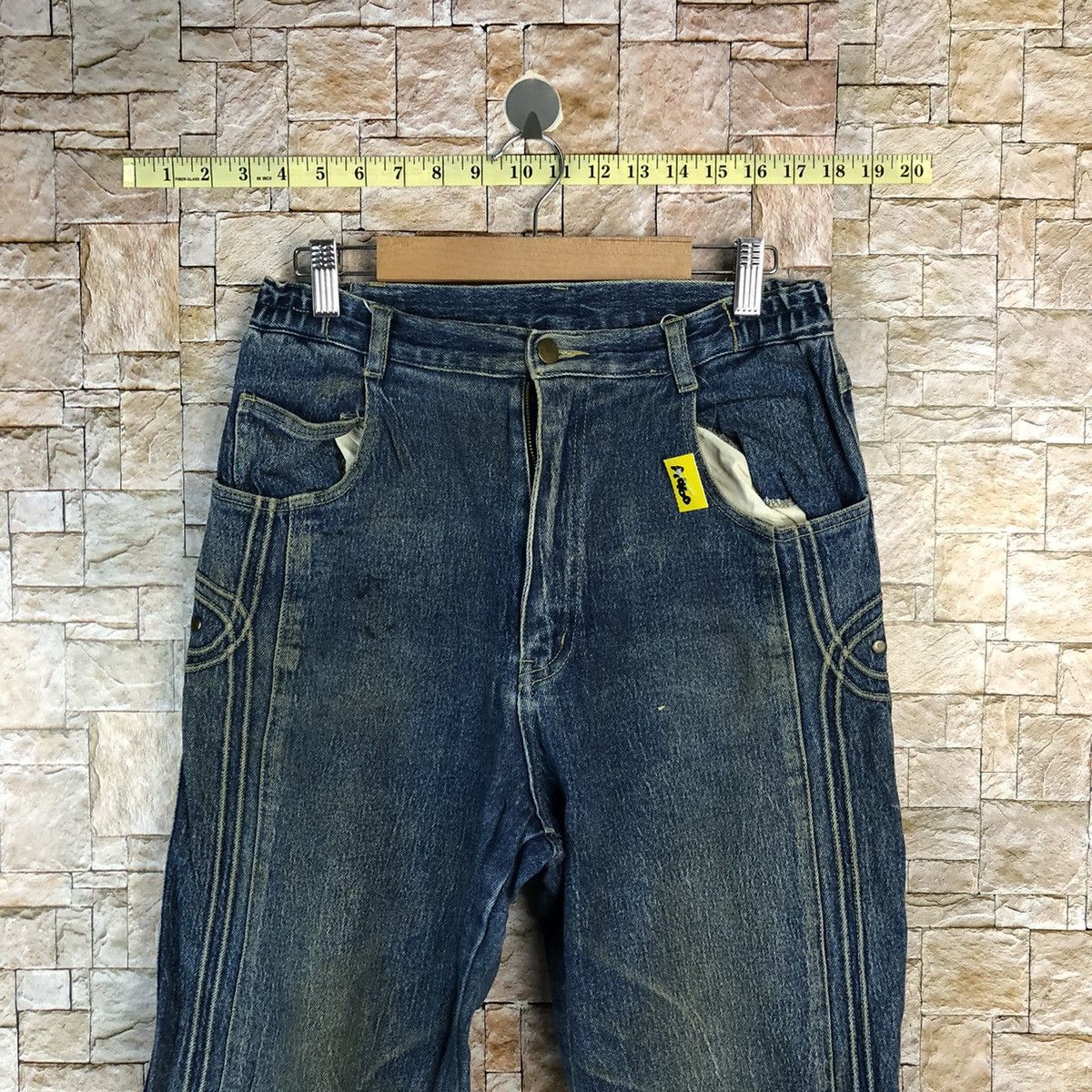 Japanese Brand Japanese Brand vintage Blue Denim Pants #A960 Size US 28 / EU 44 - 4 Thumbnail