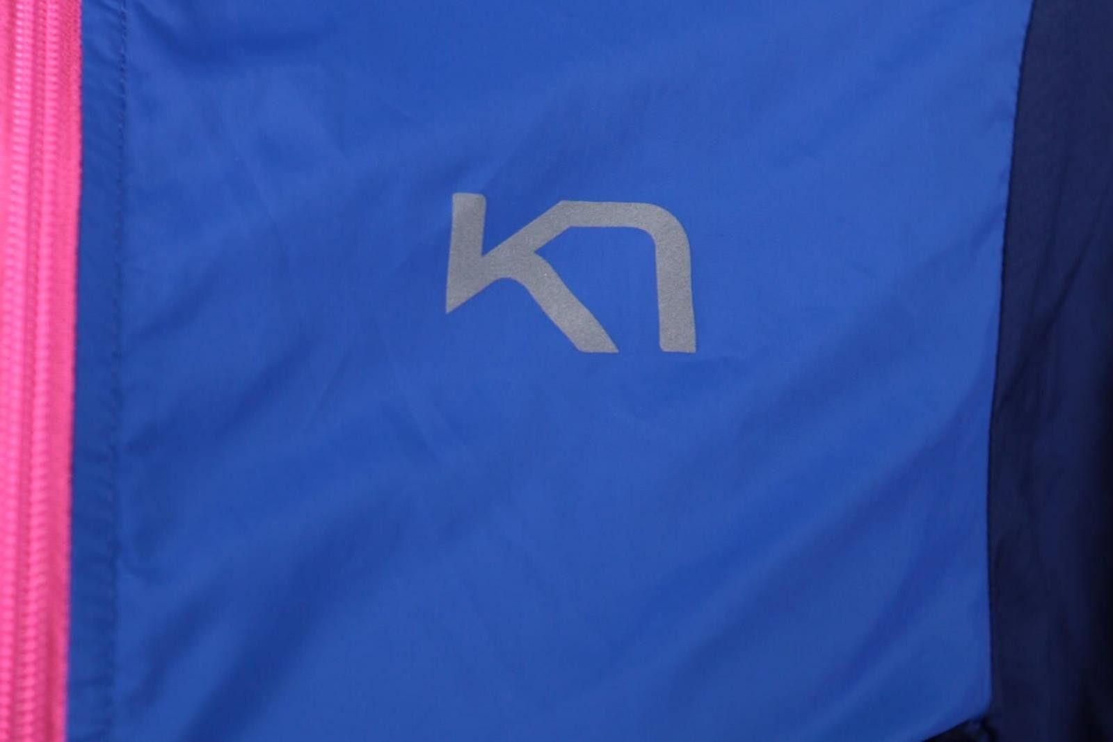 Designer Kari Traa Blue Collorblock Full Zip Waterproof Jacket SzXS Size XS / US 0-2 / IT 36-38 - 3 Thumbnail