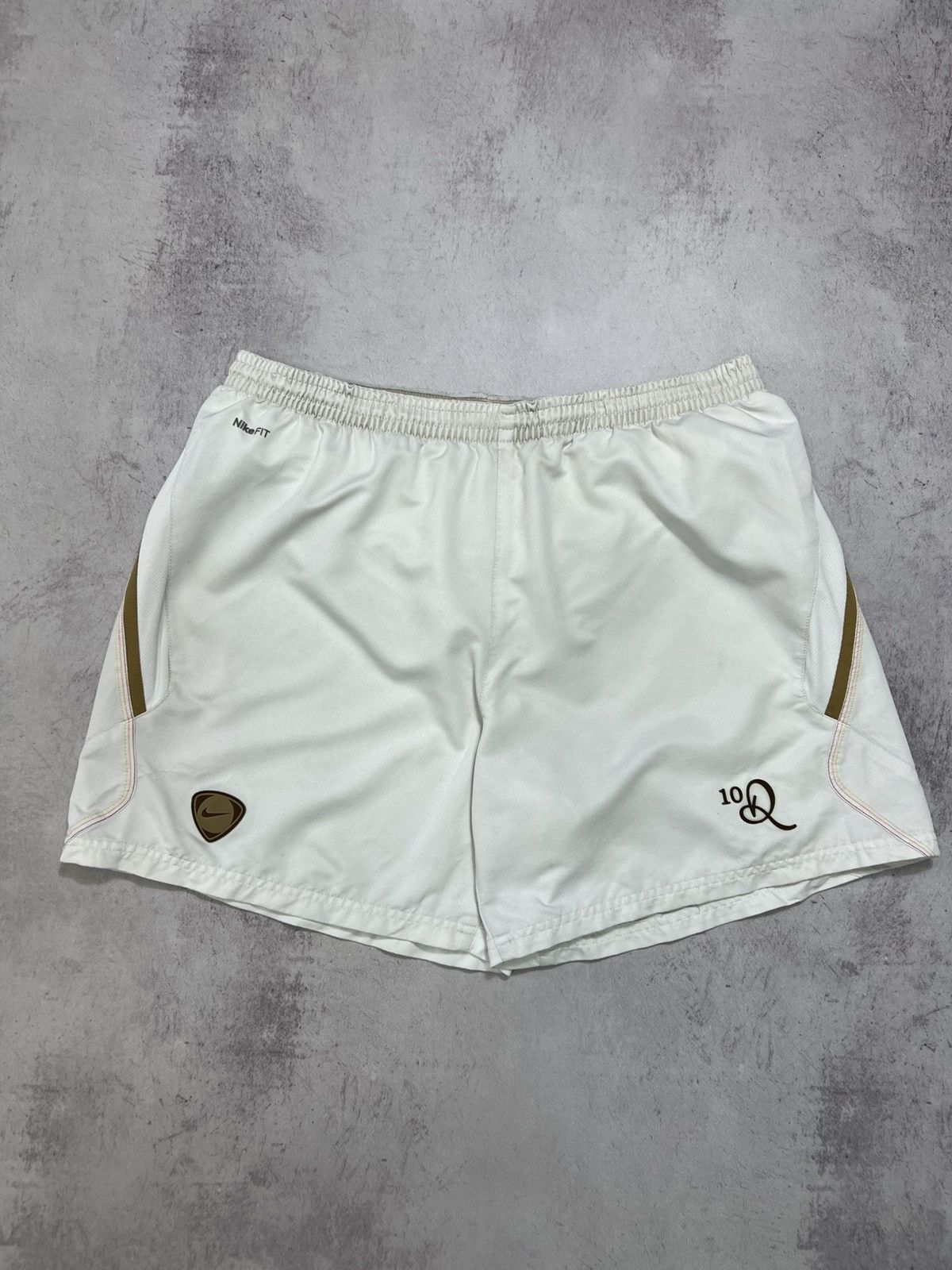 Nike × Vintage Nike Ronaldinho Vintage White Shorts L 00s Streetwear Sport Size US 34 / EU 50 - 1 Thumbnail