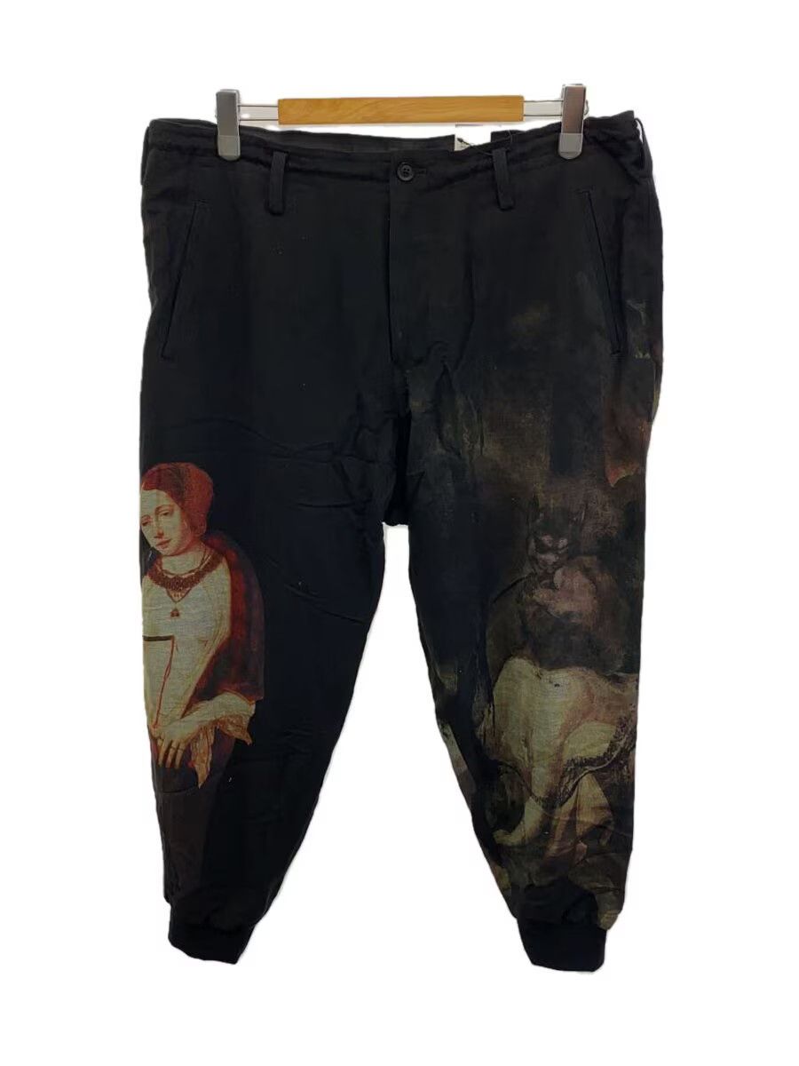 Yohji Yamamoto yohji yamamoto POUR HOMME A-NIGHTMARE RIBBED HEM PANTS Size US 37 - 1 Thumbnail