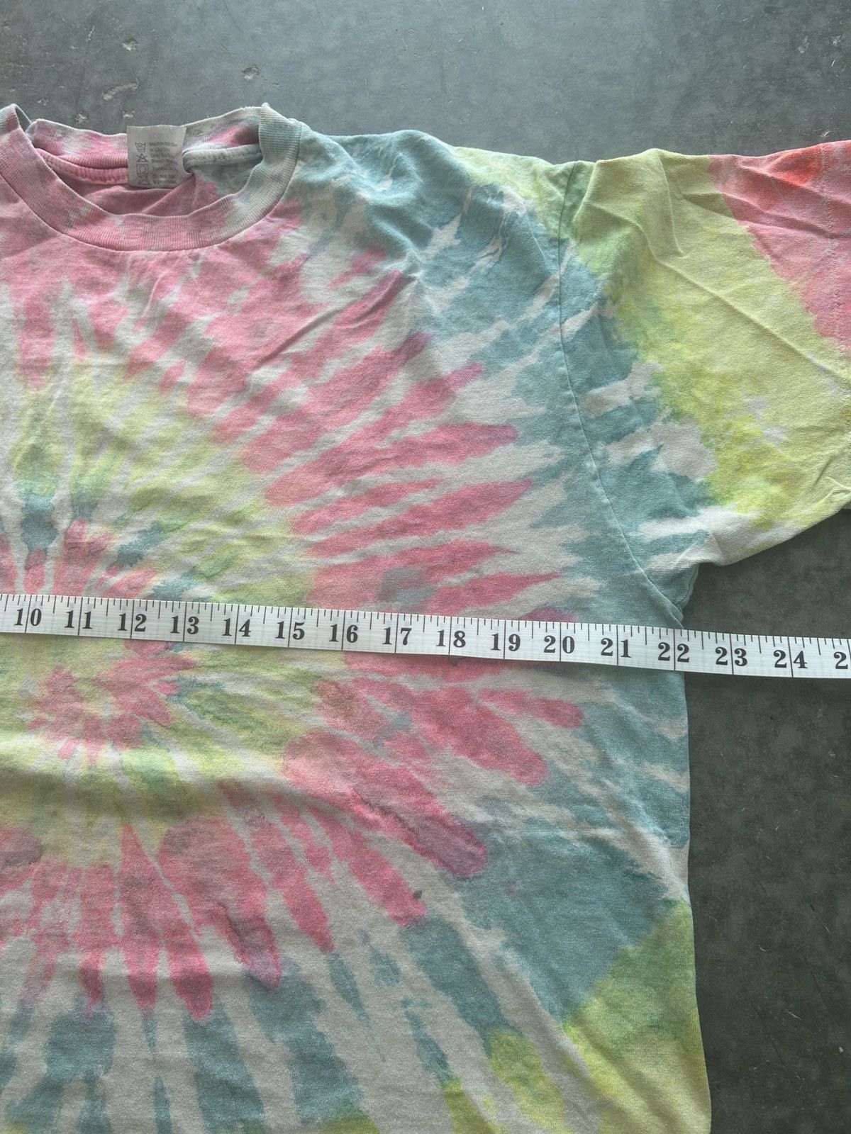 Hanes × Vintage Vintage 80s Hanes Tie Dye Tee Boxy Fit Size US L / EU 52-54 / 3 - 5 Thumbnail