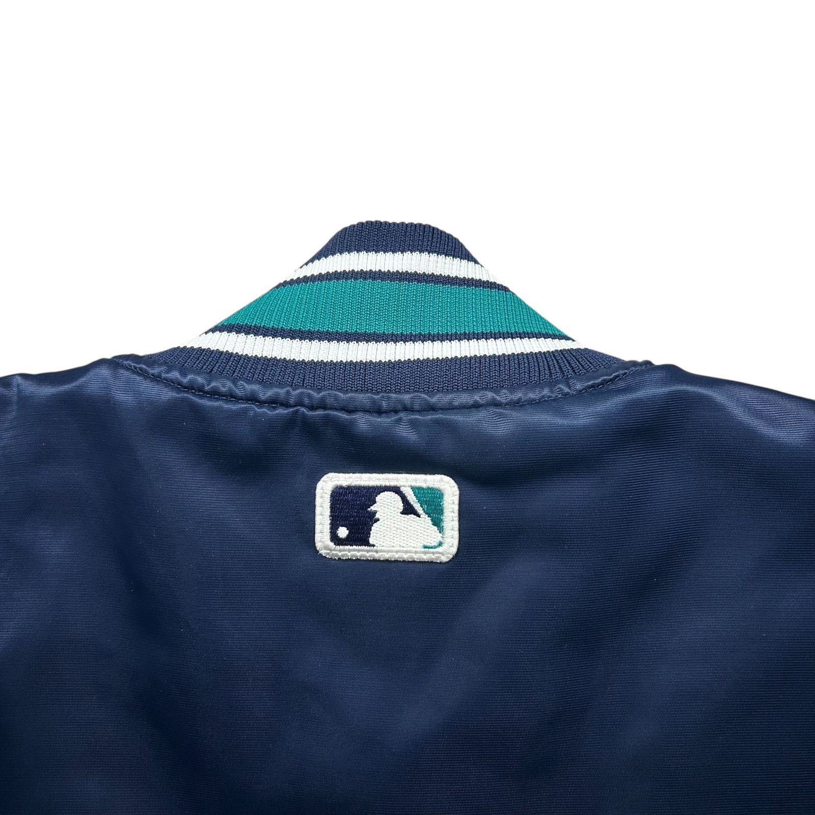 MLB VTG 90s SEATTLE MARINERS STARTER DIAMOND SATIN JACKET Size US L / EU 52-54 / 3 - 5 Thumbnail